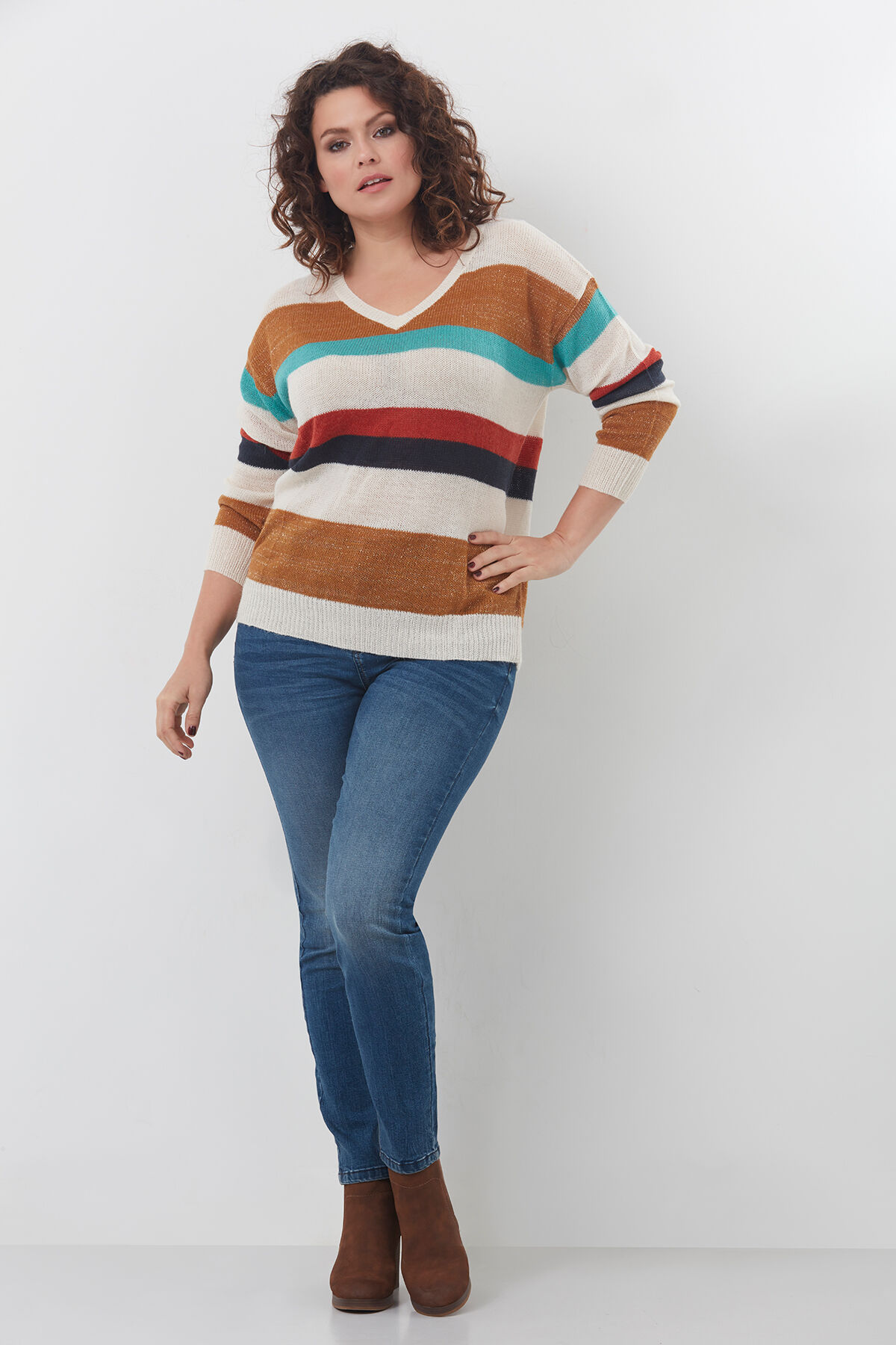 Pull-over ray&eacute;  image number 3