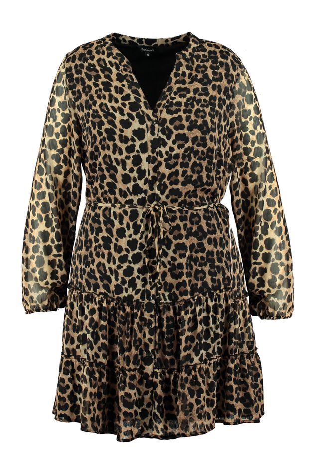 Tunic dress with print image number 2