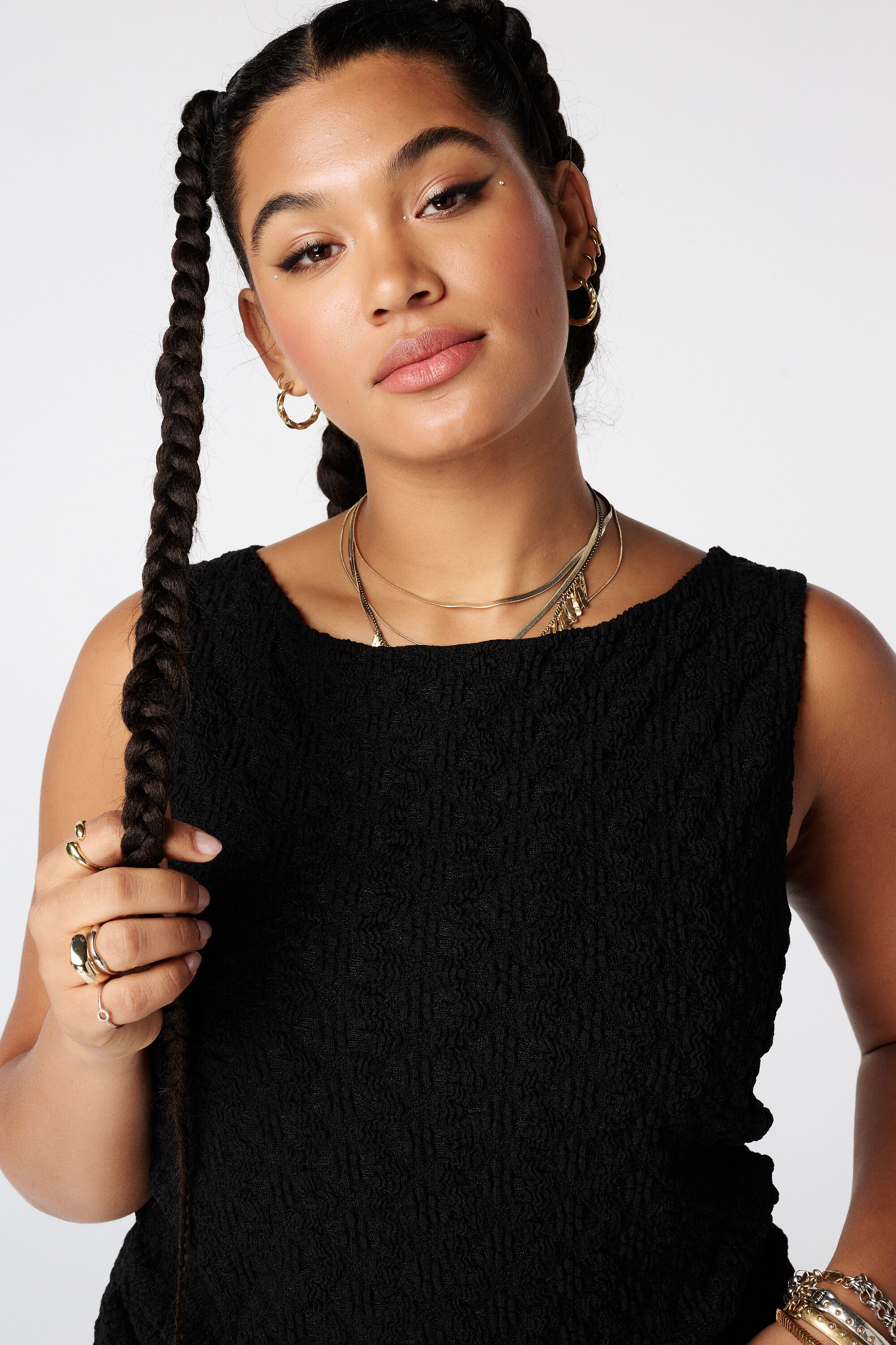 Top en dentelle sans manches image number 4