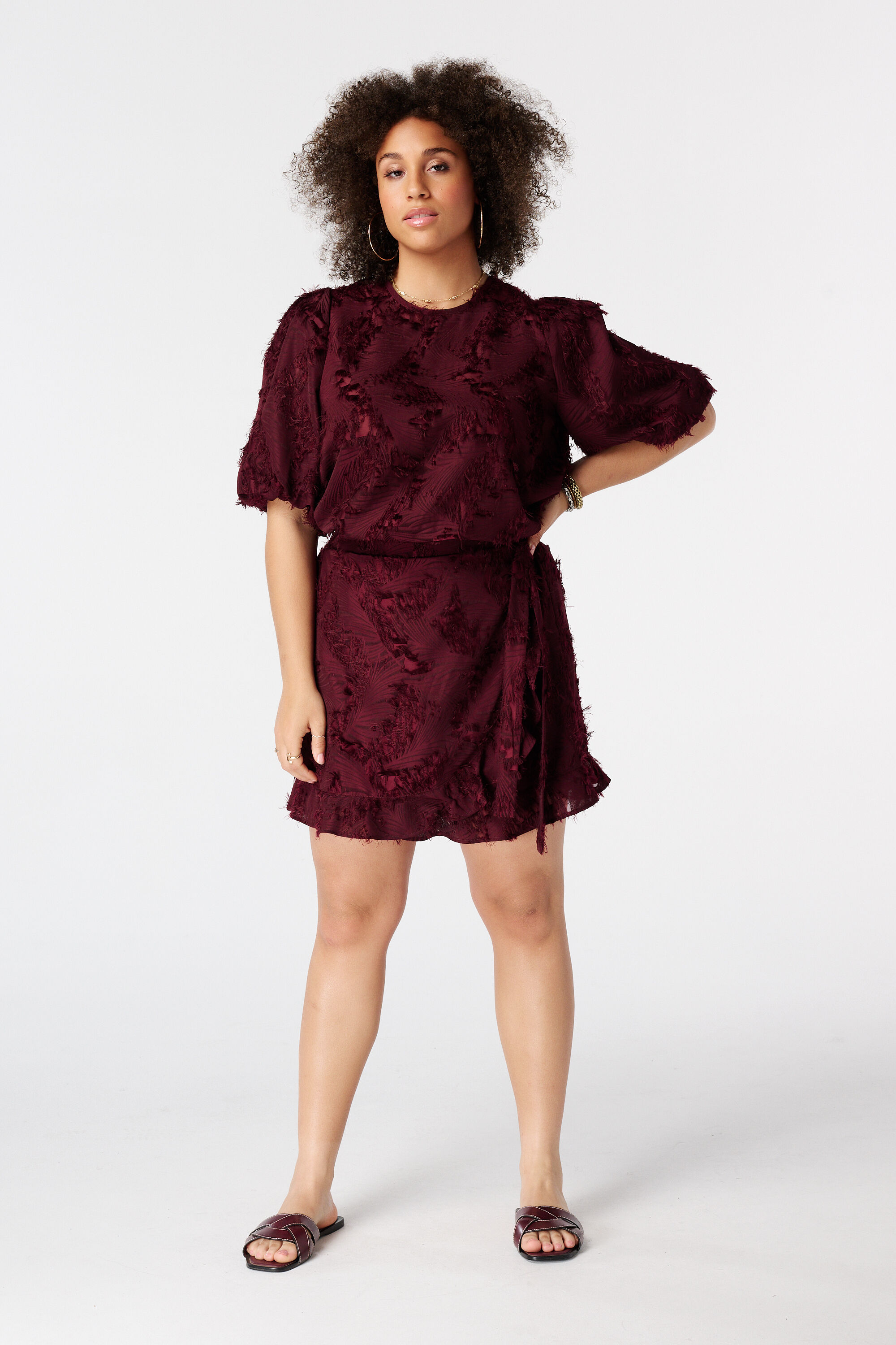 Skort portefeuille fluffy image number 0