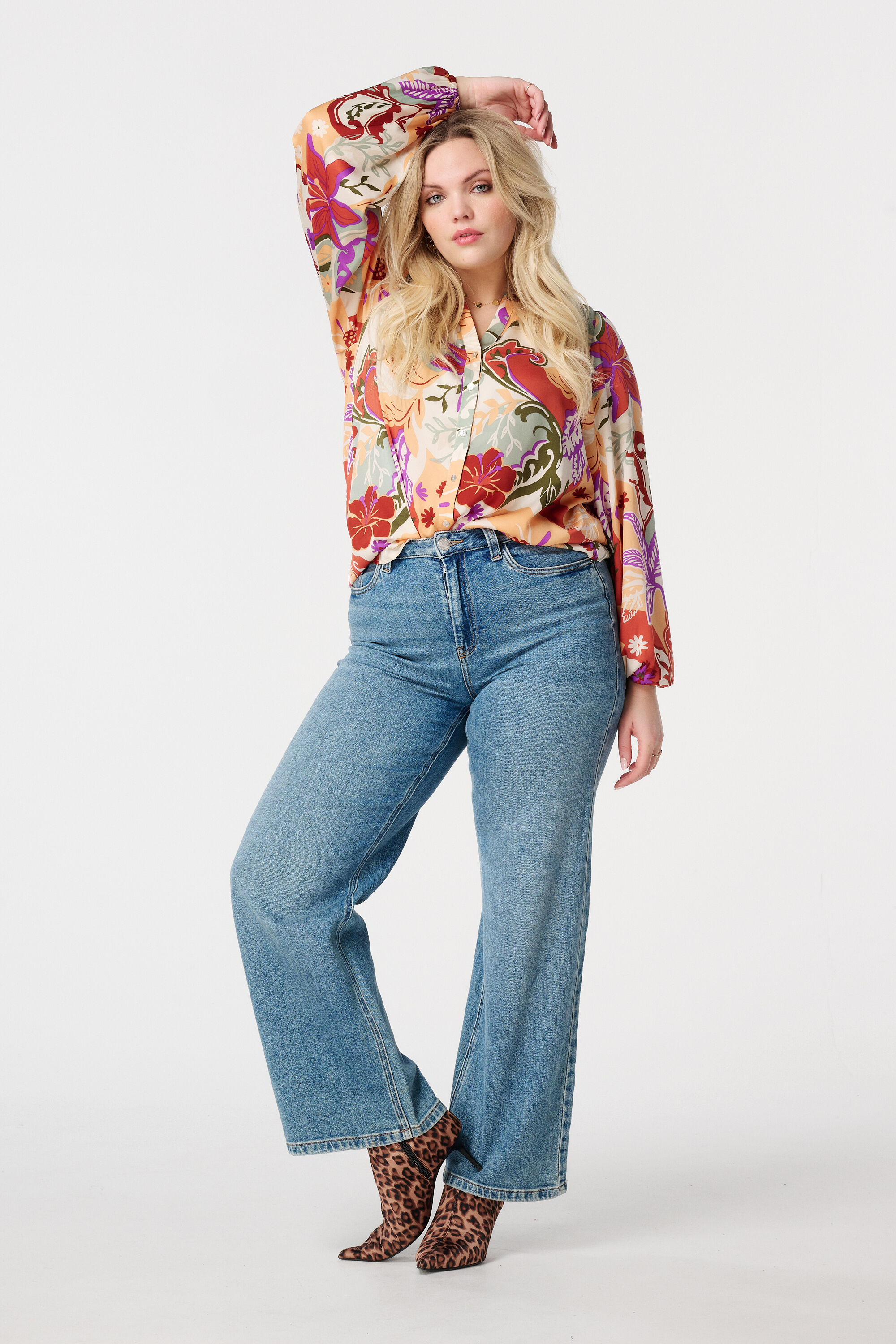 Chemisier &agrave; imprim&eacute; floral image number 5