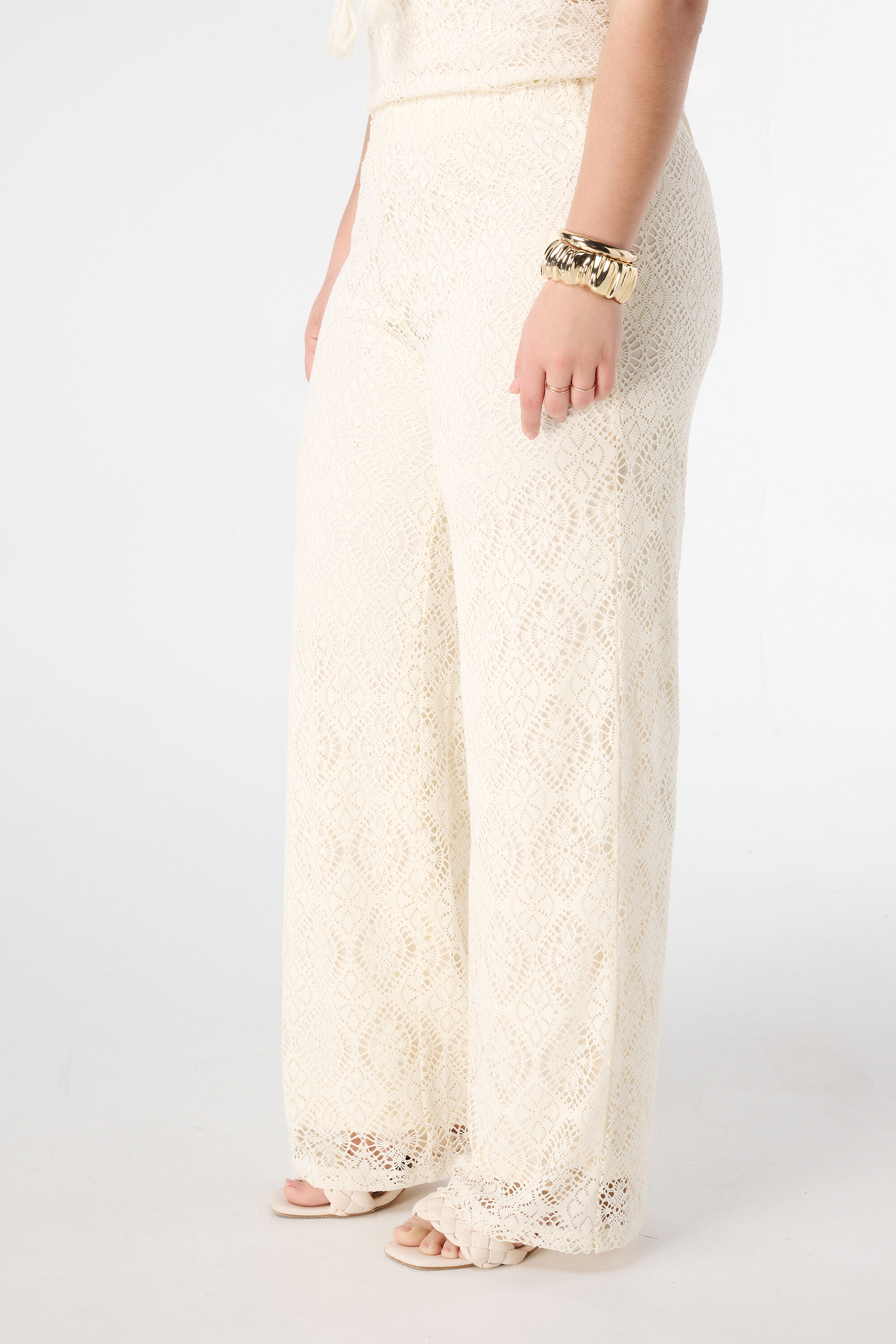 Pantalon en crochet avec stretch image number 4