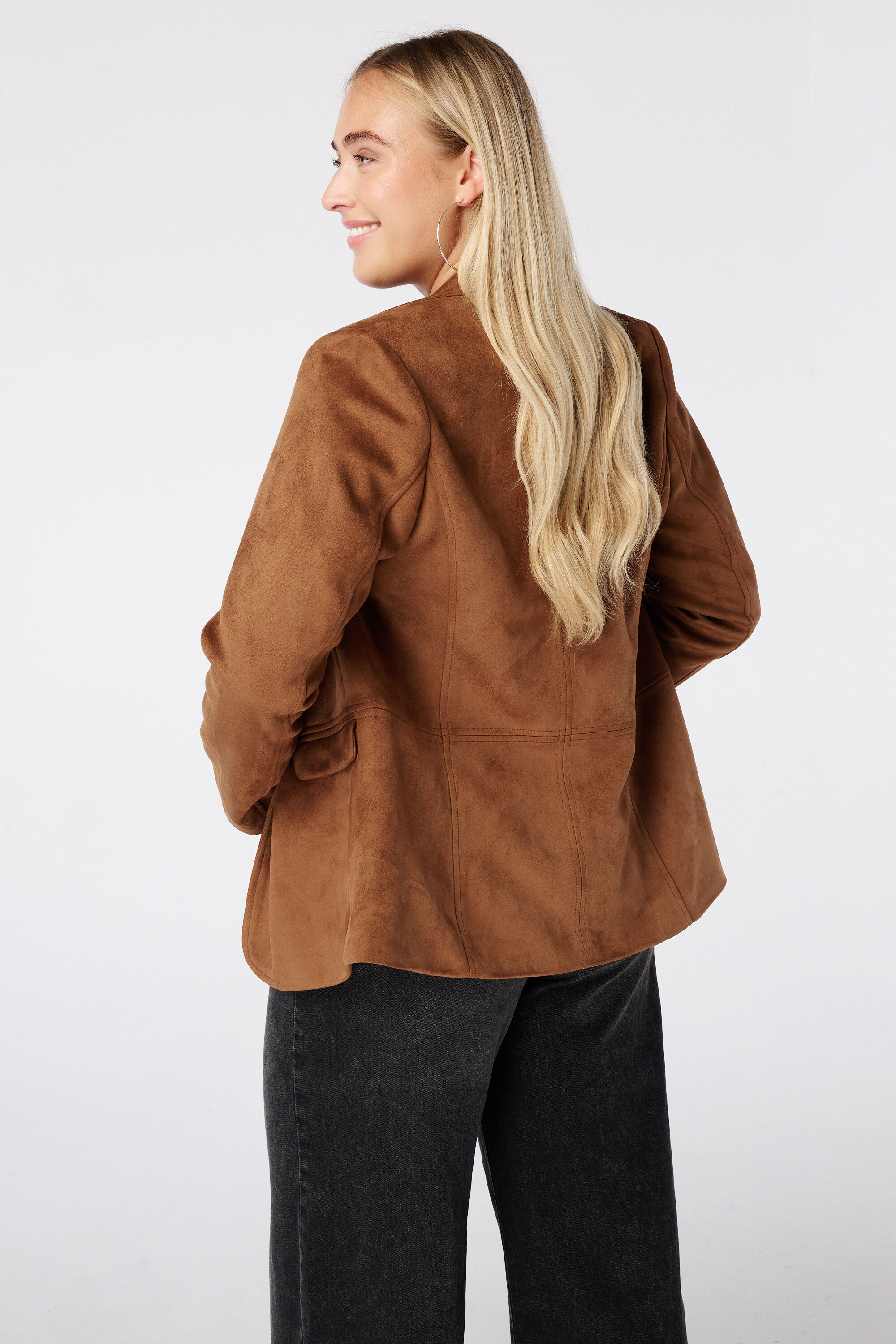 Blazer en su&eacute;dine image number 3