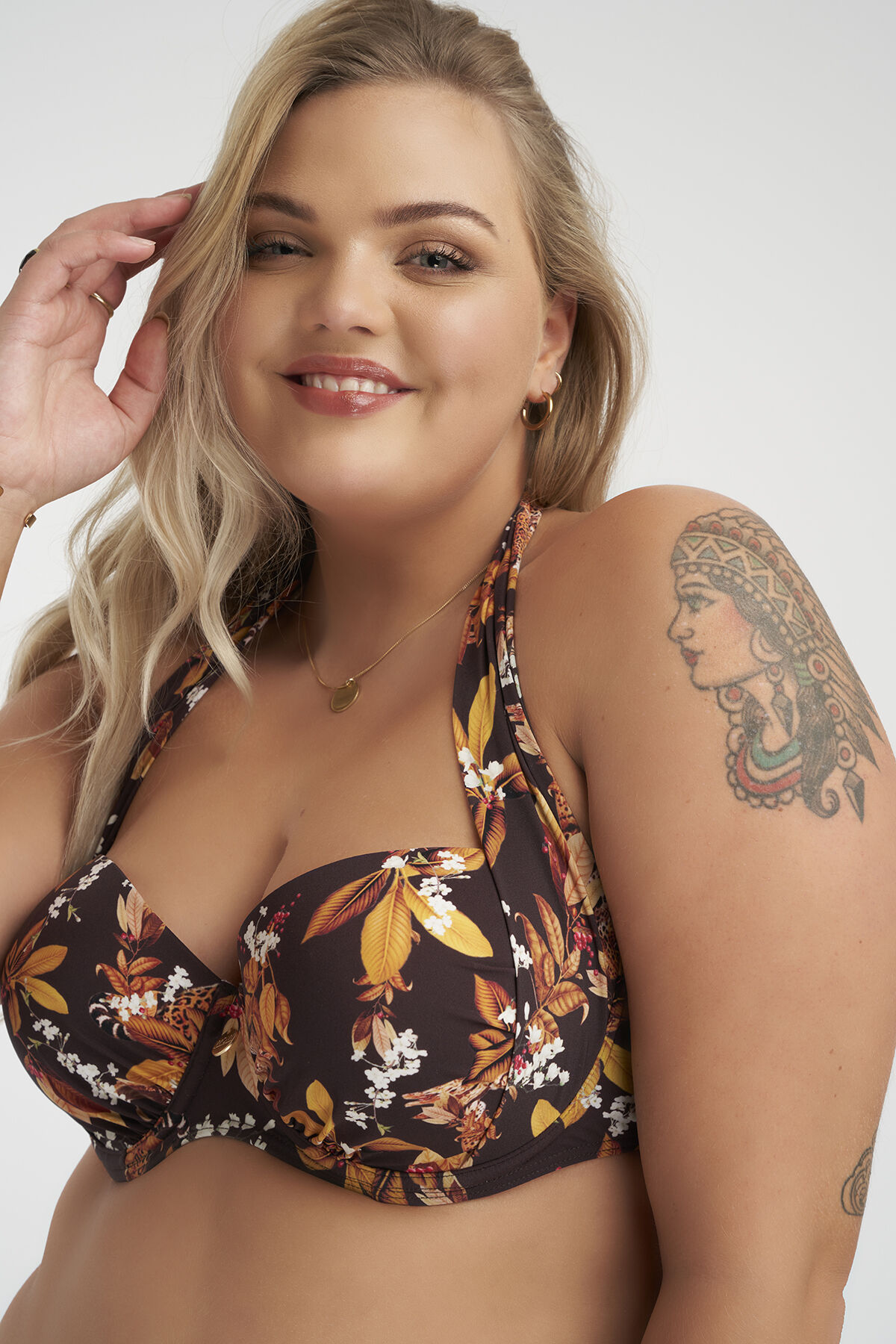 Haut de bikini &agrave; imprim&eacute; image number 5