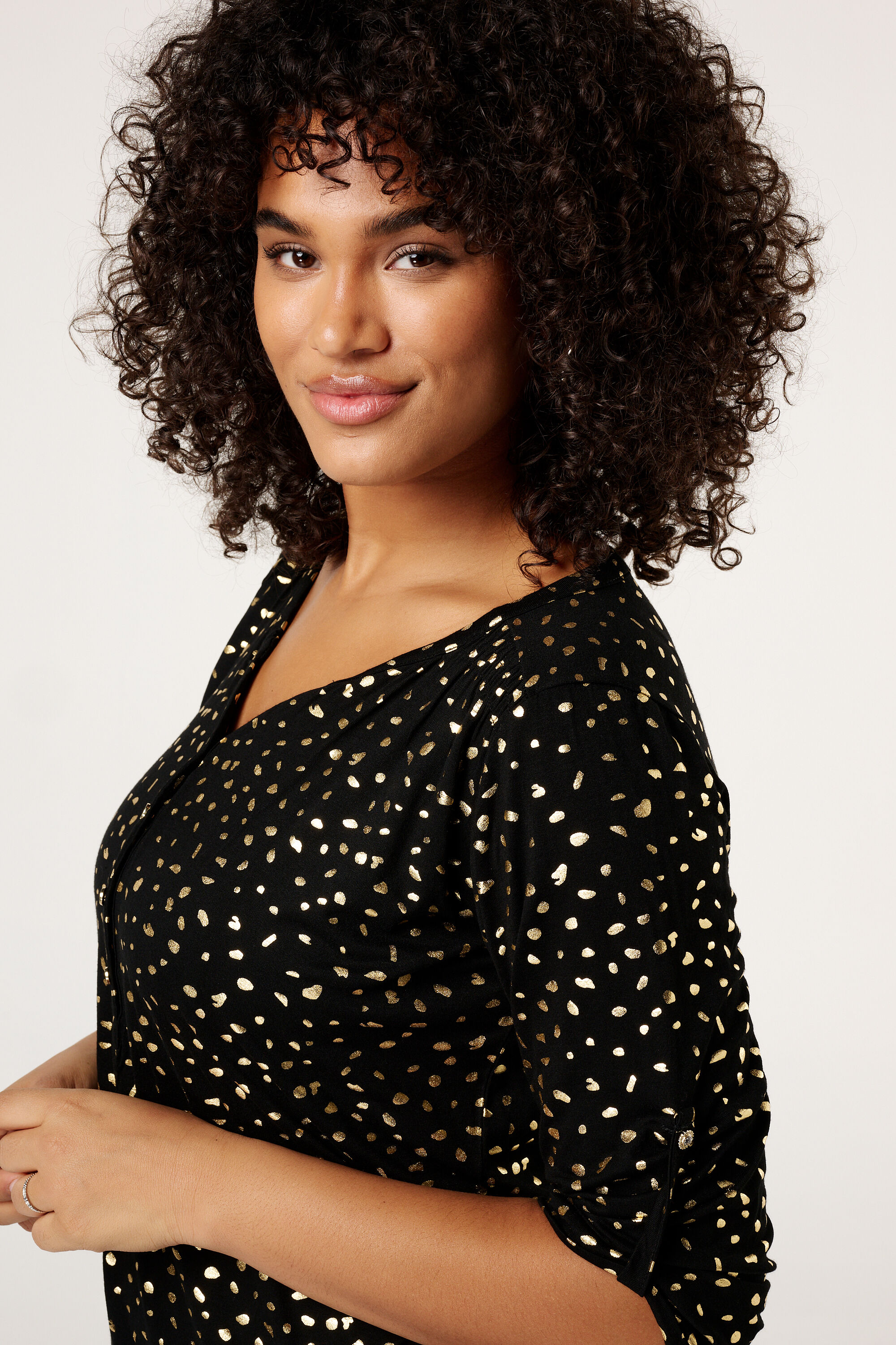 Haut &agrave; boutons  image number 4