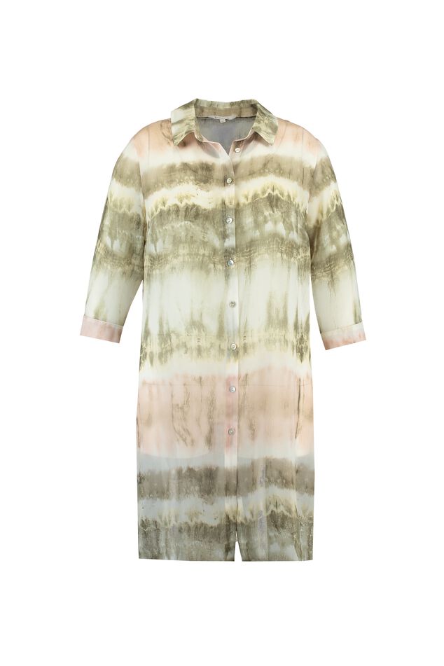 Chemisier transparent à imprimé tie-dye image number 1