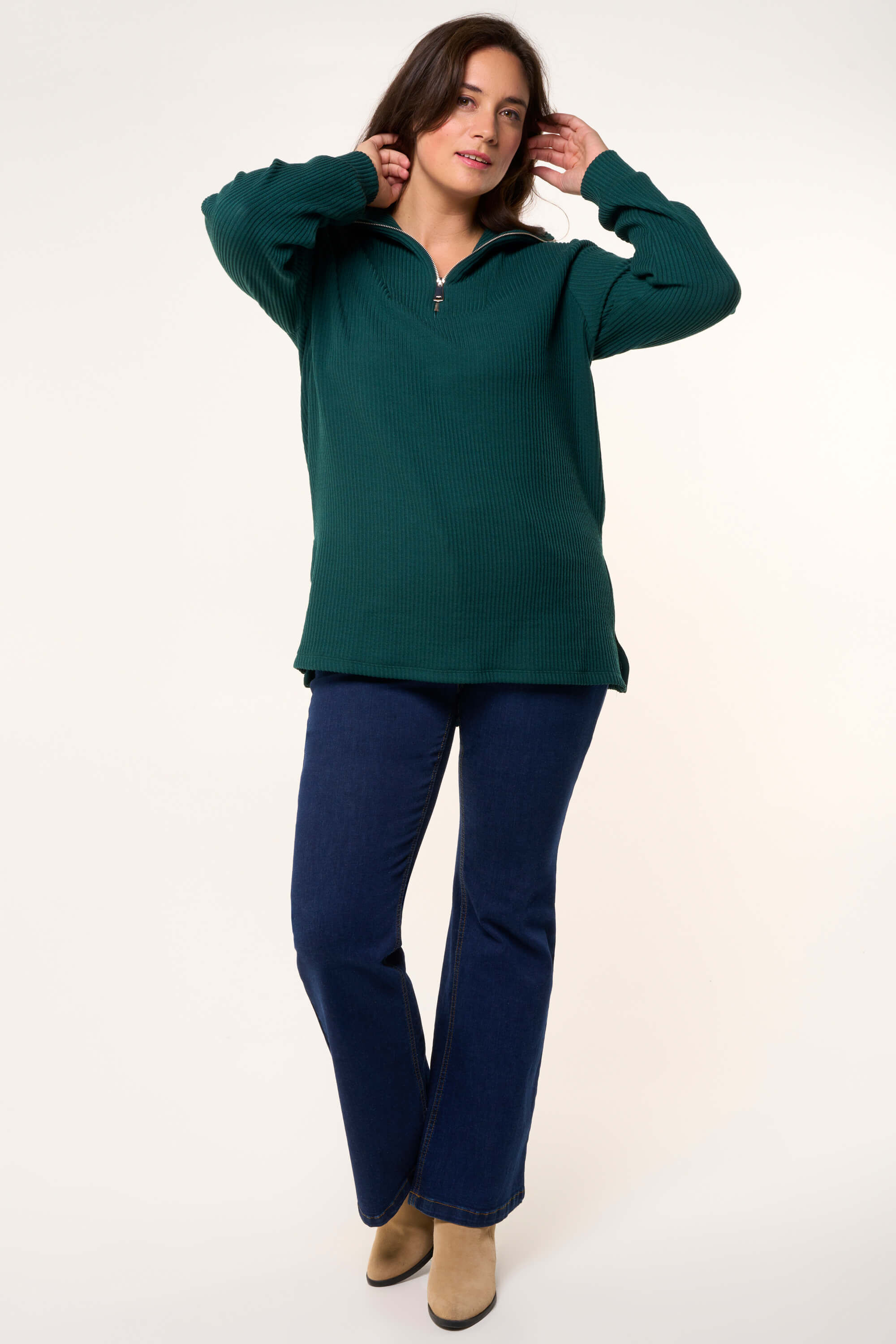 Haut &agrave; fermeture &eacute;clair  image number 6