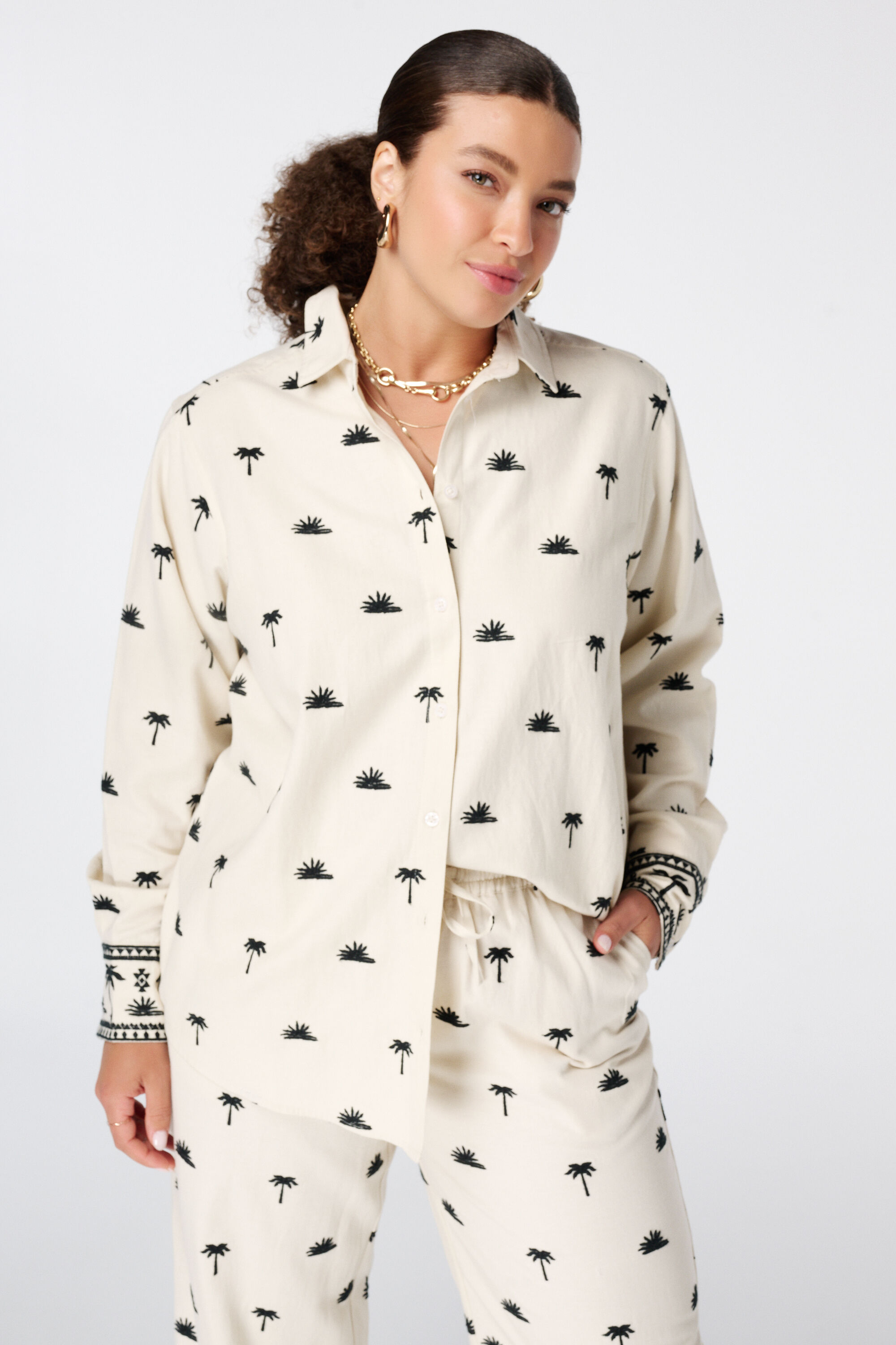 Blouse &agrave; imprim&eacute; image number 0