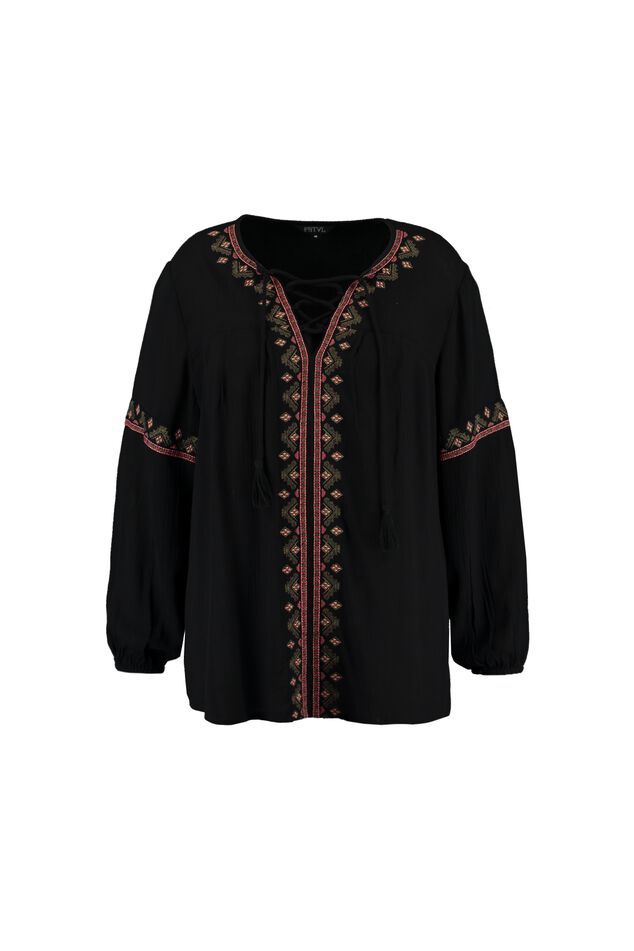 Chemisier au décor noué image number 2