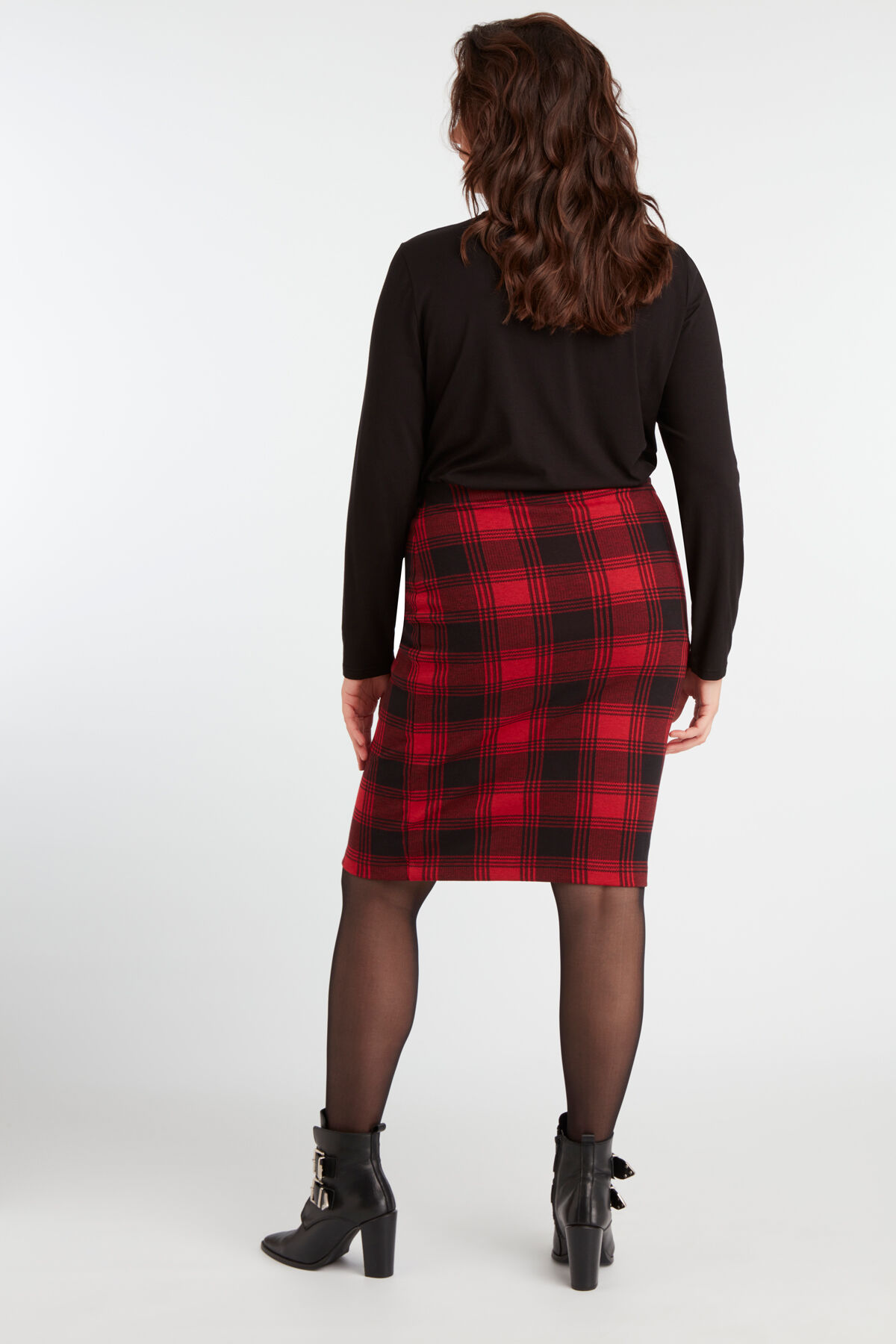 T-shirt en viscose &agrave; col roul&eacute;  image number 4