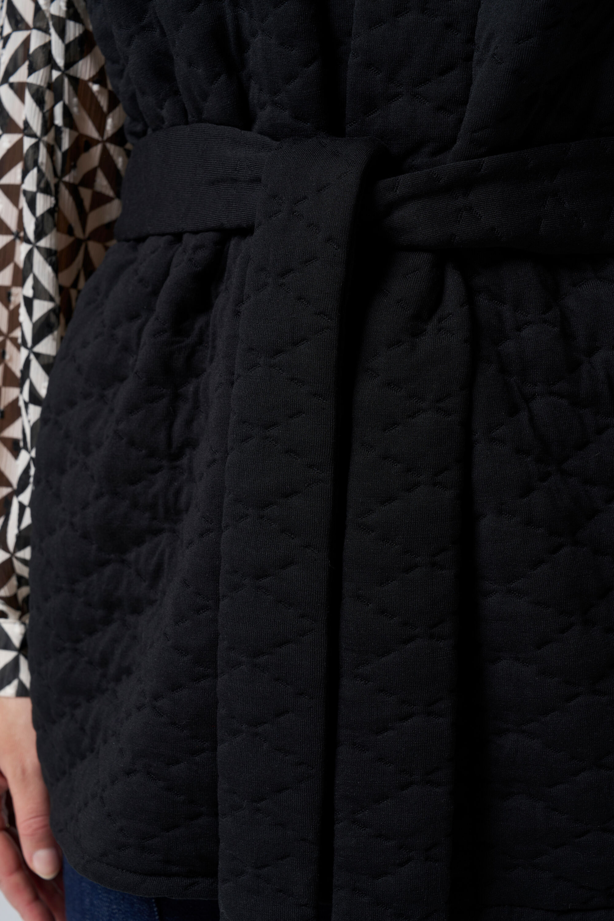 Gilet ample avec ceinture image number 4