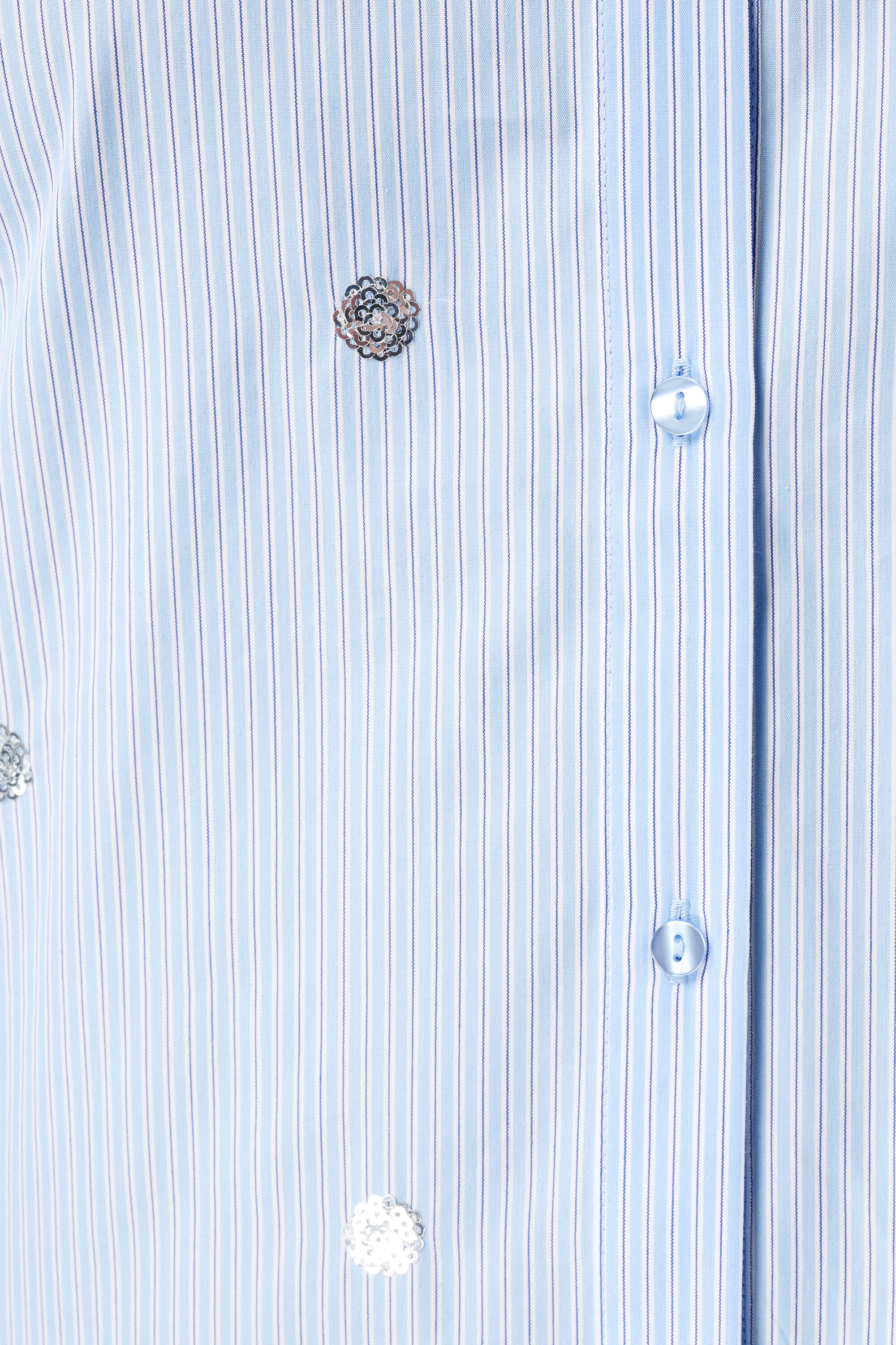 Blouse ray&eacute;e avec perles image number 6