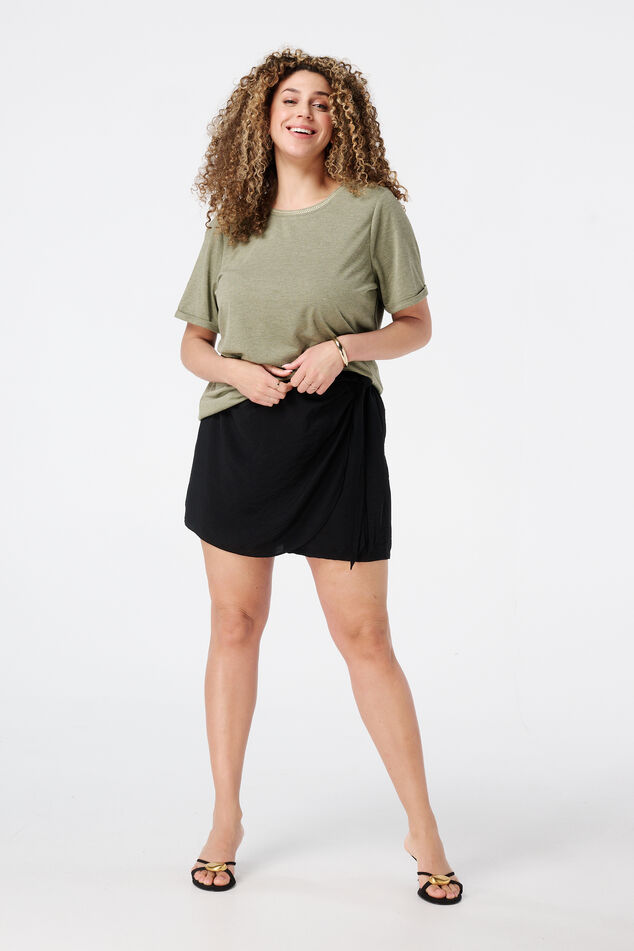 Jupe-short enveloppante image number 0