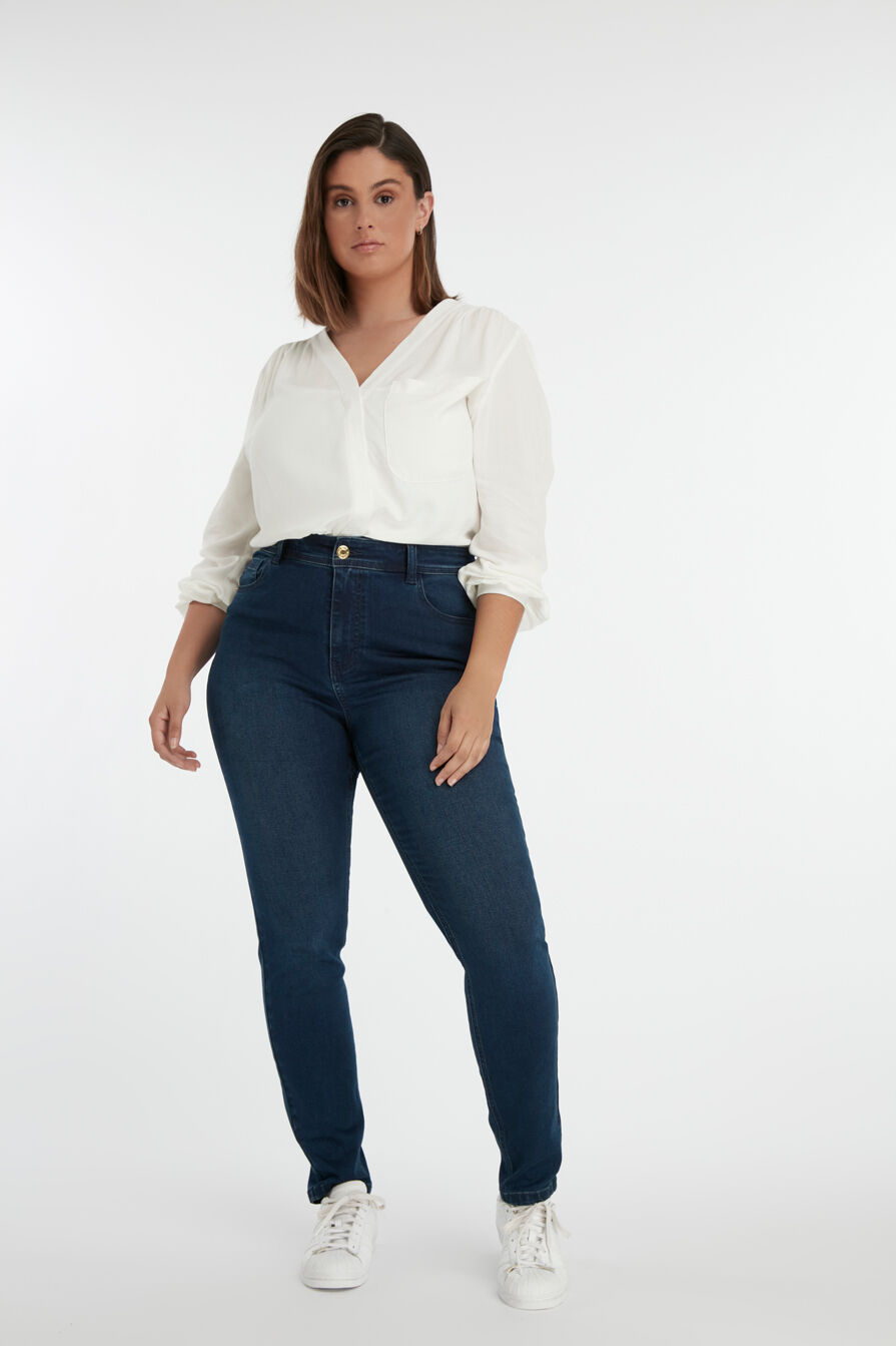 Jean skinny taille haute CHERRY