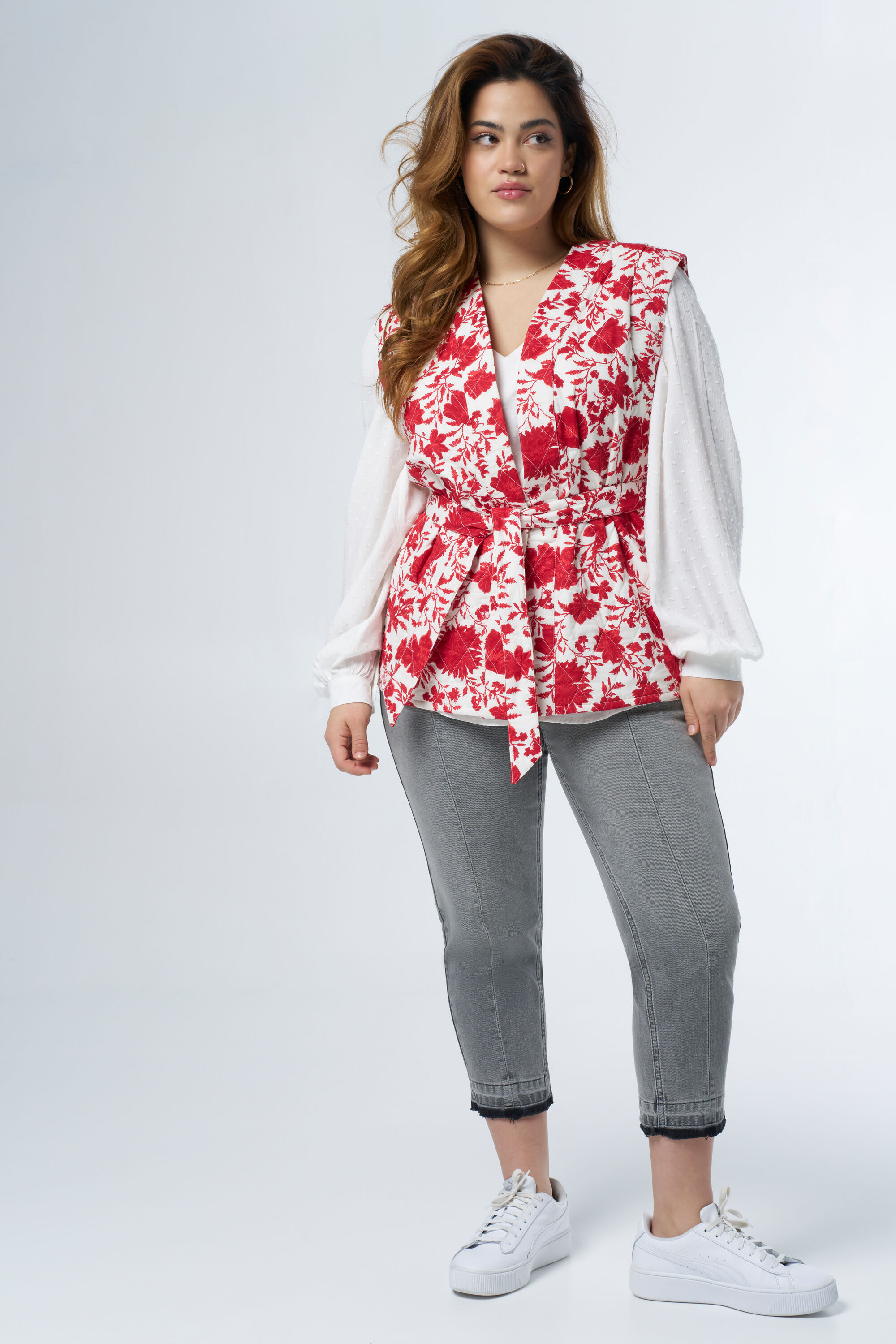 Gilet &agrave; imprim&eacute; image number 6