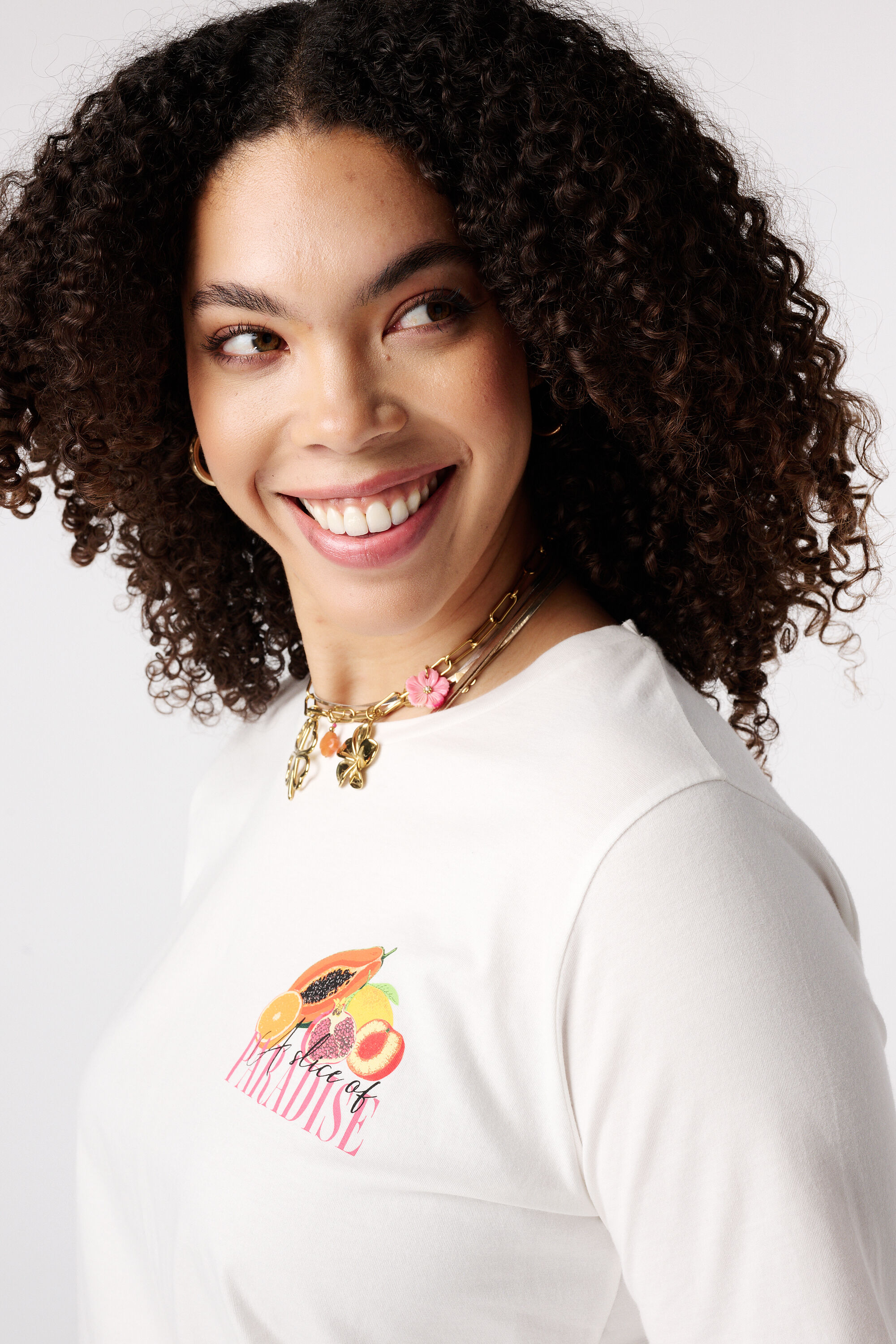 T-shirt avec imprim&eacute; au dos image number 4