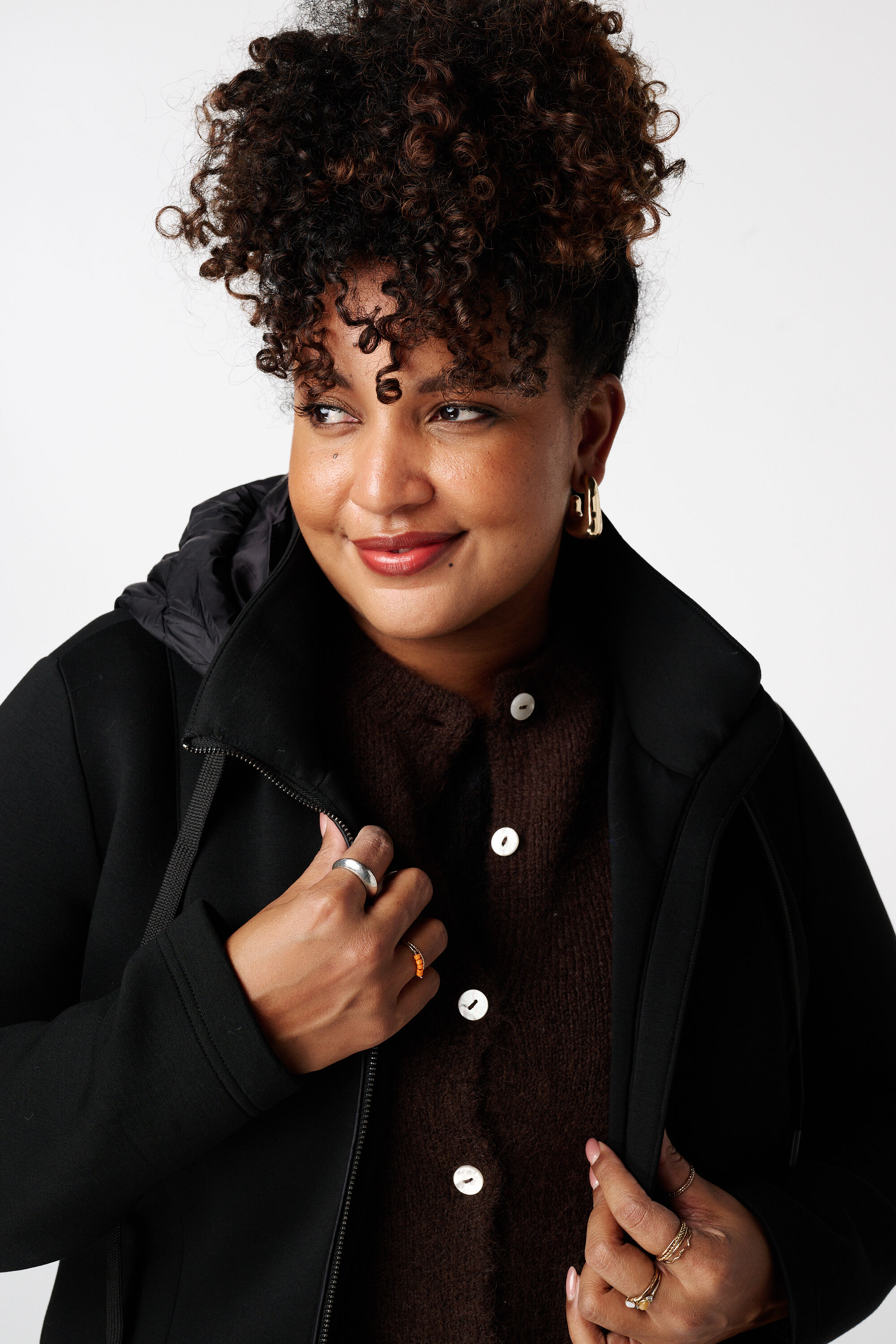 Manteau &agrave; capuche image number 4