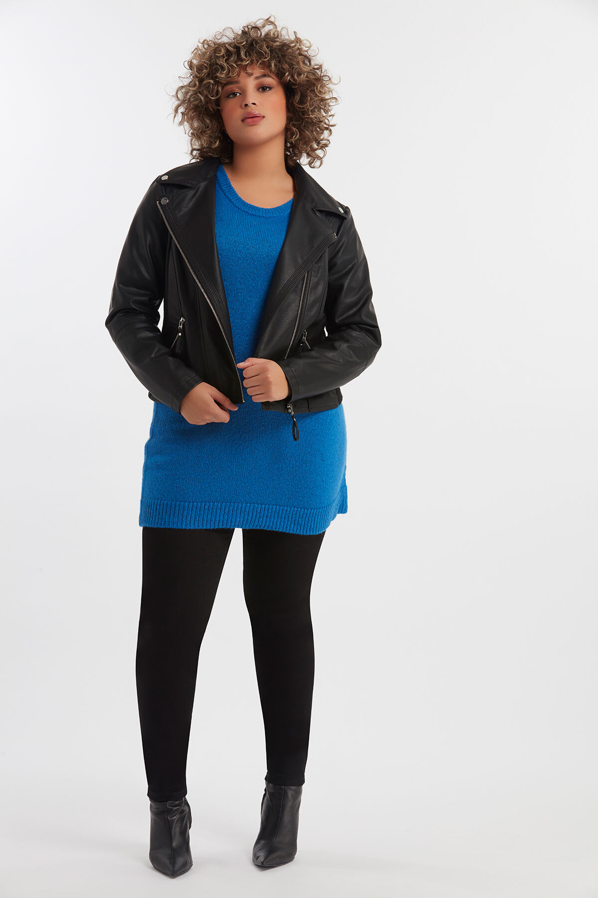 Veste motard en simili image number 5