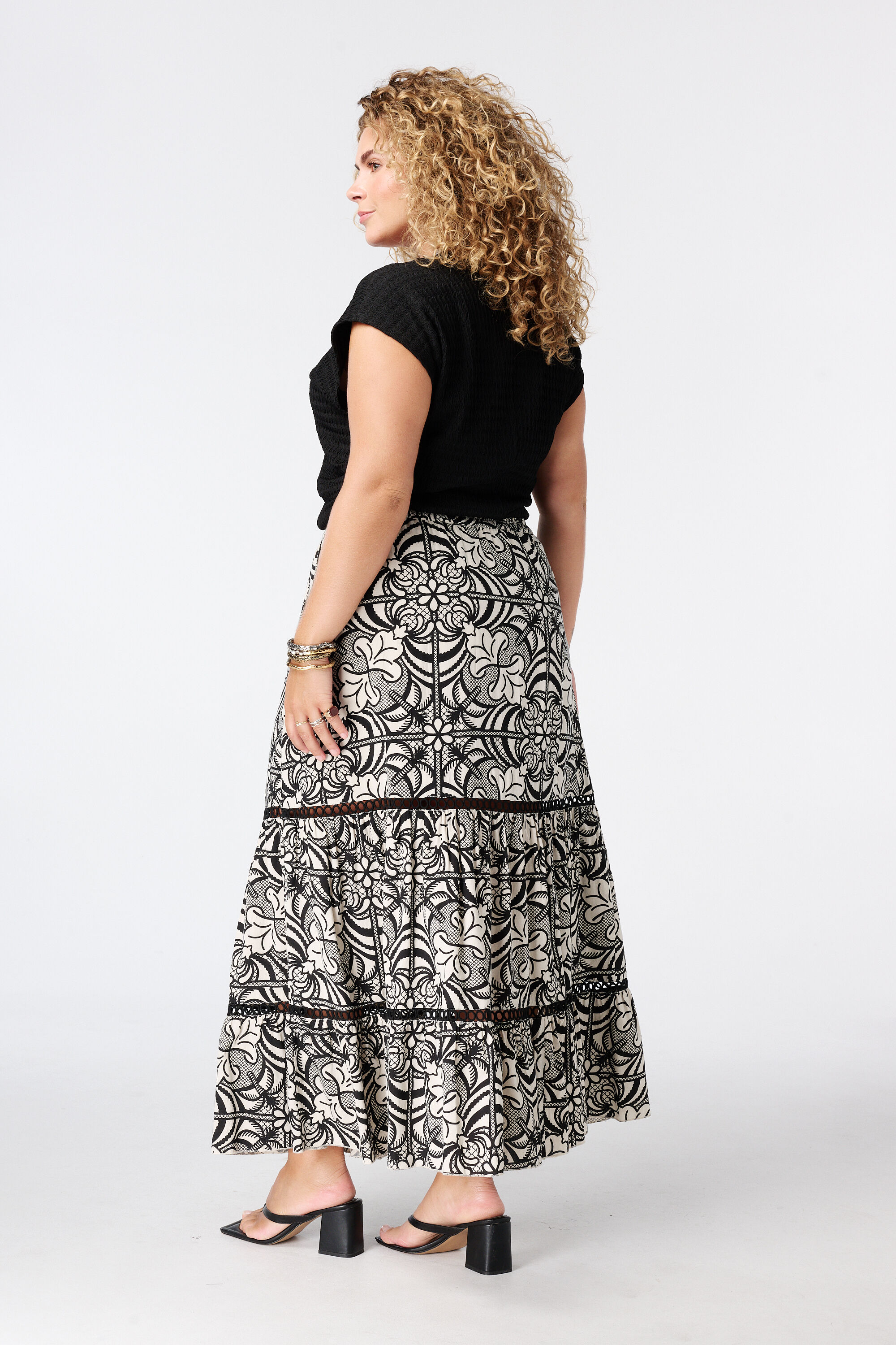 Jupe maxi avec imprim&eacute; image number 3