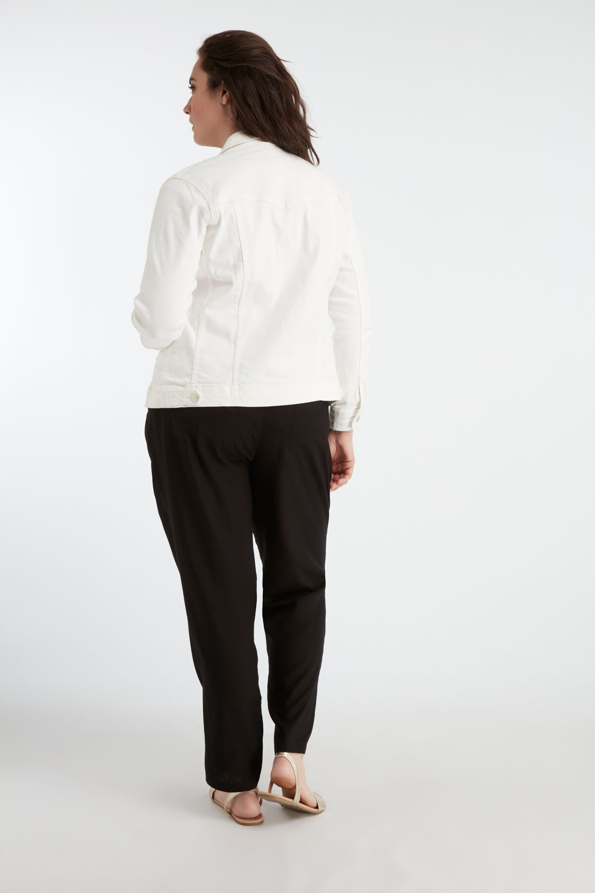 Veste en denim blanche image number 4