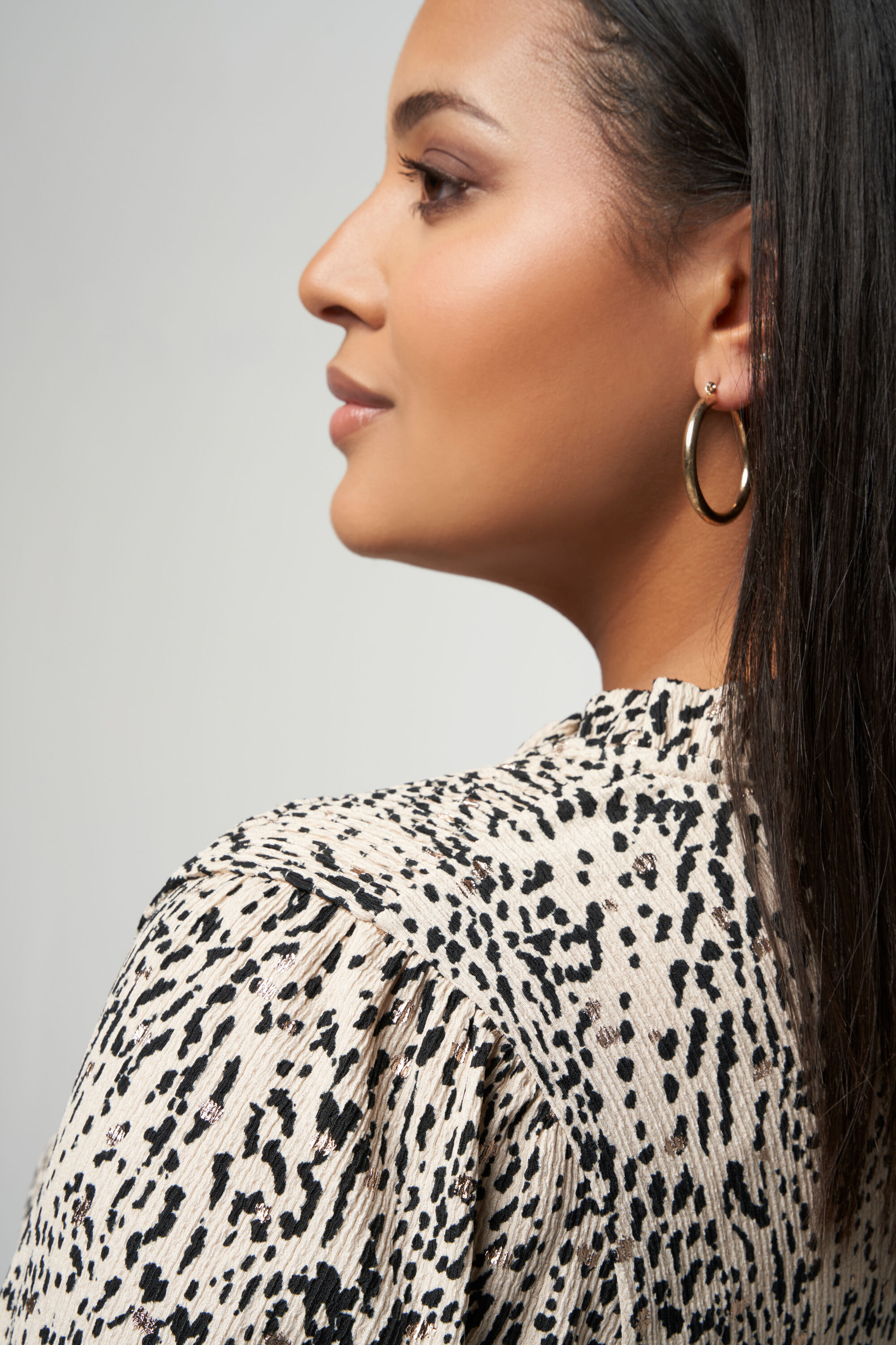 Chemisier &agrave; imprim&eacute; animal image number 4