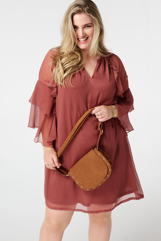 Sac bandoulière aspect daim image number 3