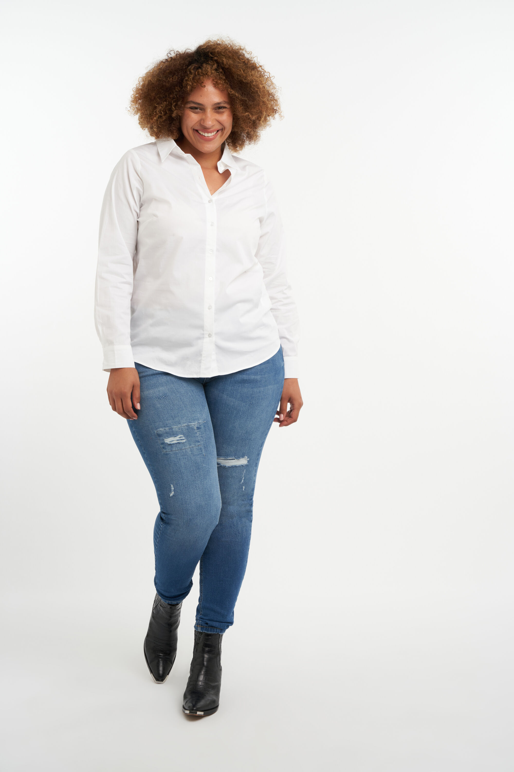 Chemisier en popeline image number 5