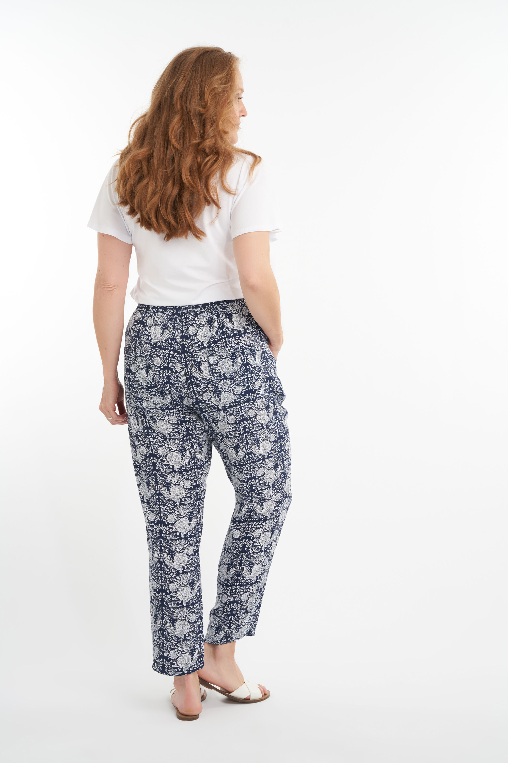 Pantalon ample &agrave; imprim&eacute; image number 2