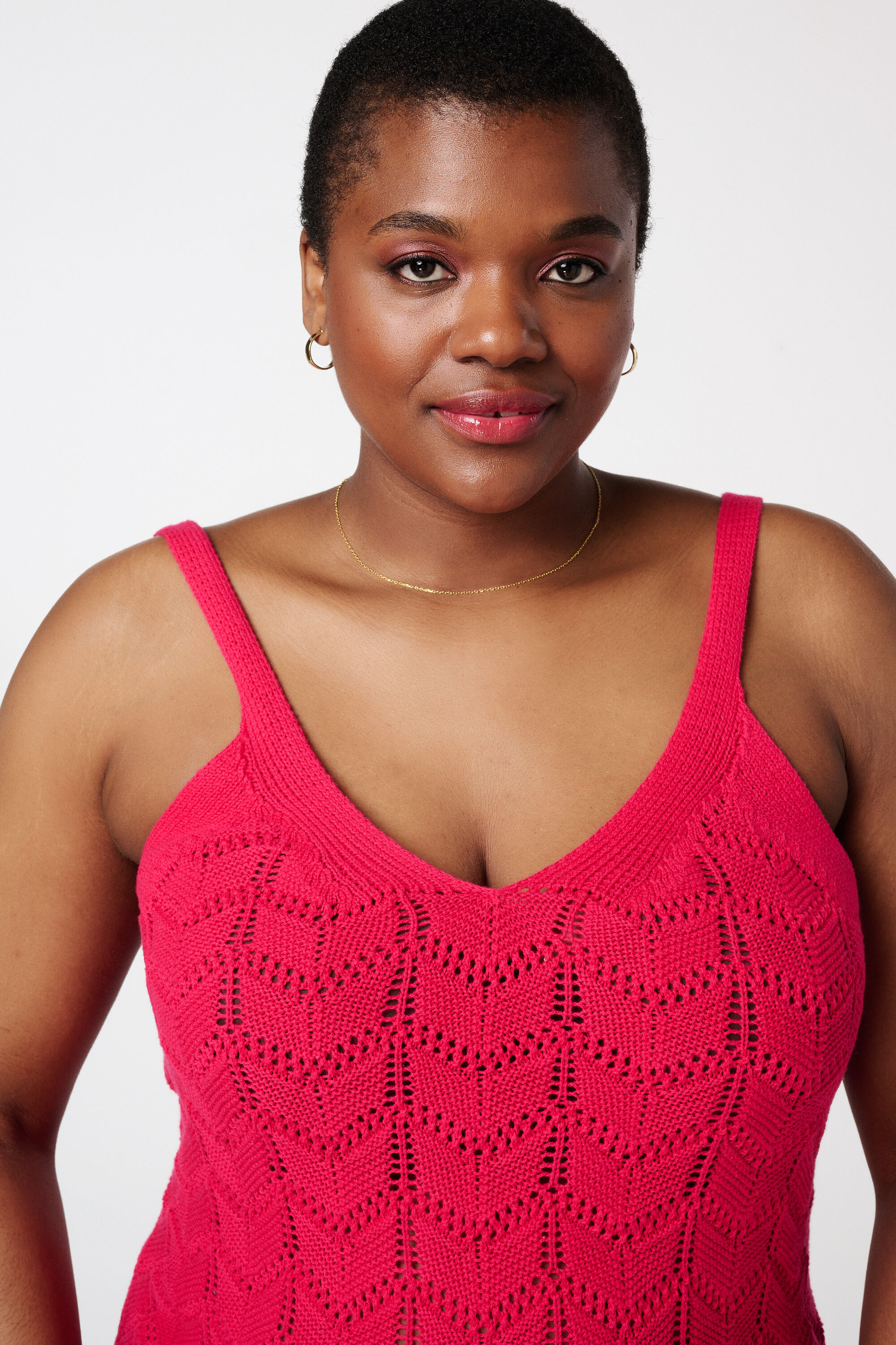 Top en crochet avec encolure en V image number 4