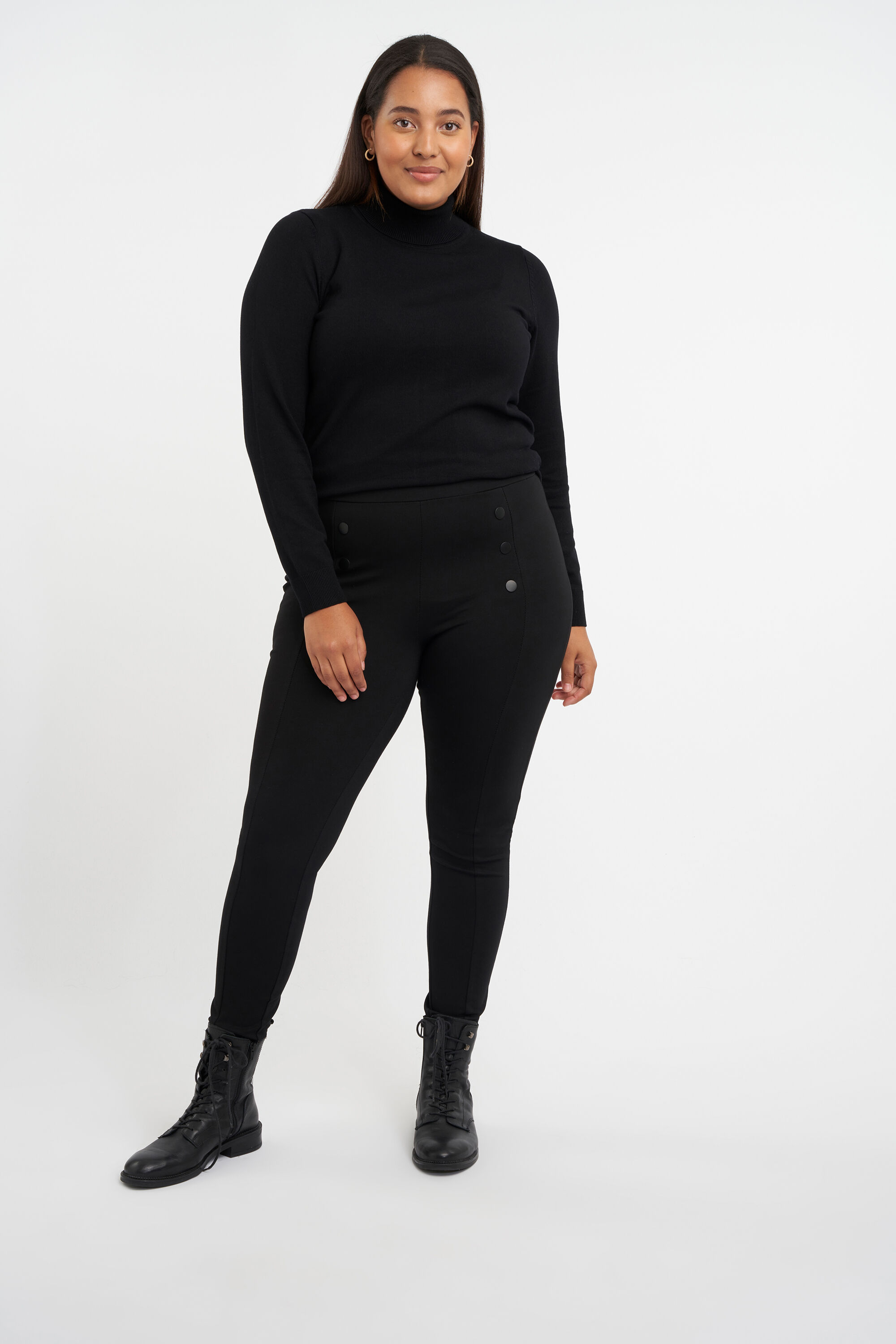 Treggings &agrave; boutons d&eacute;coratifs image number 4