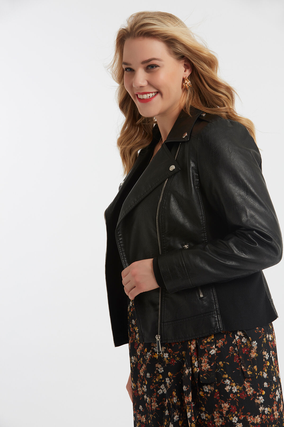 Veste de motard en similicuir image number 3