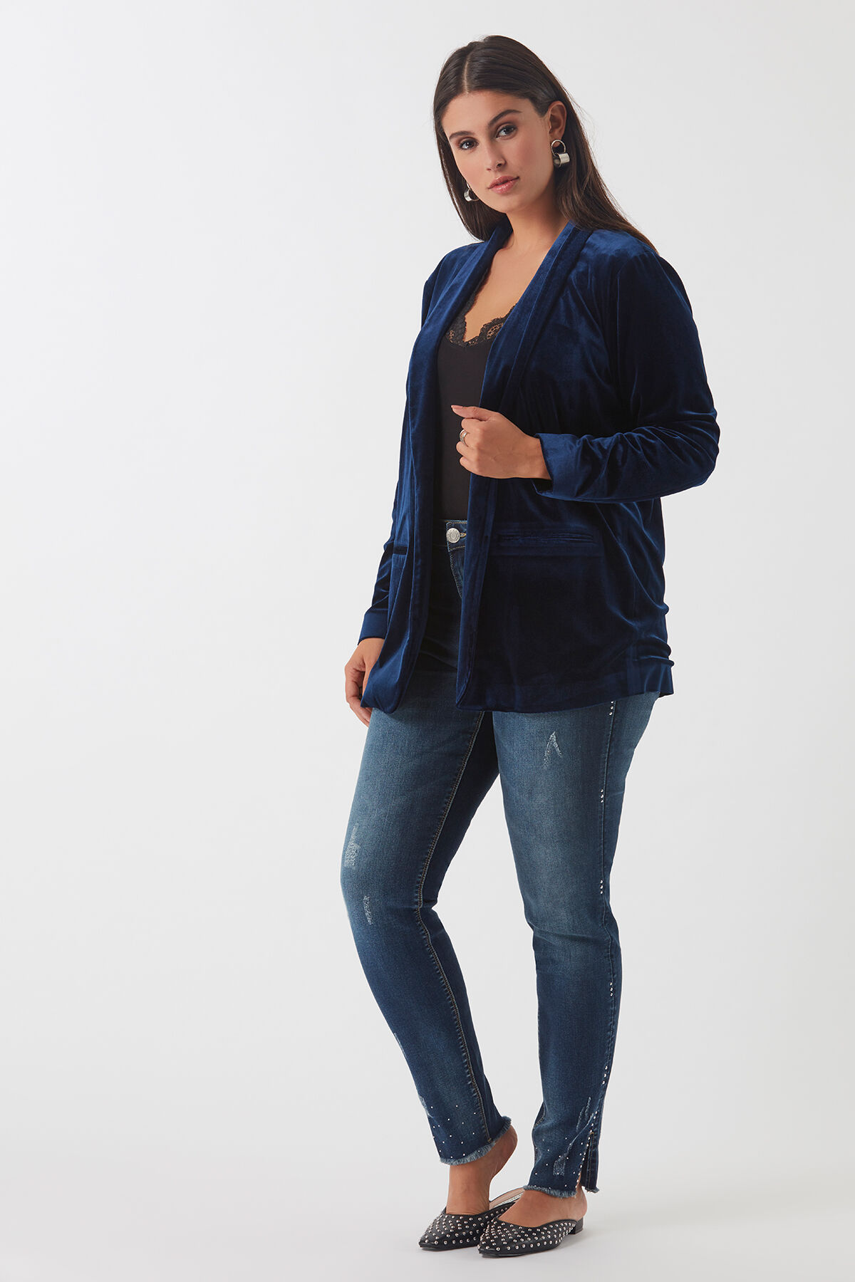 Top sans manches en dentelle image number 6