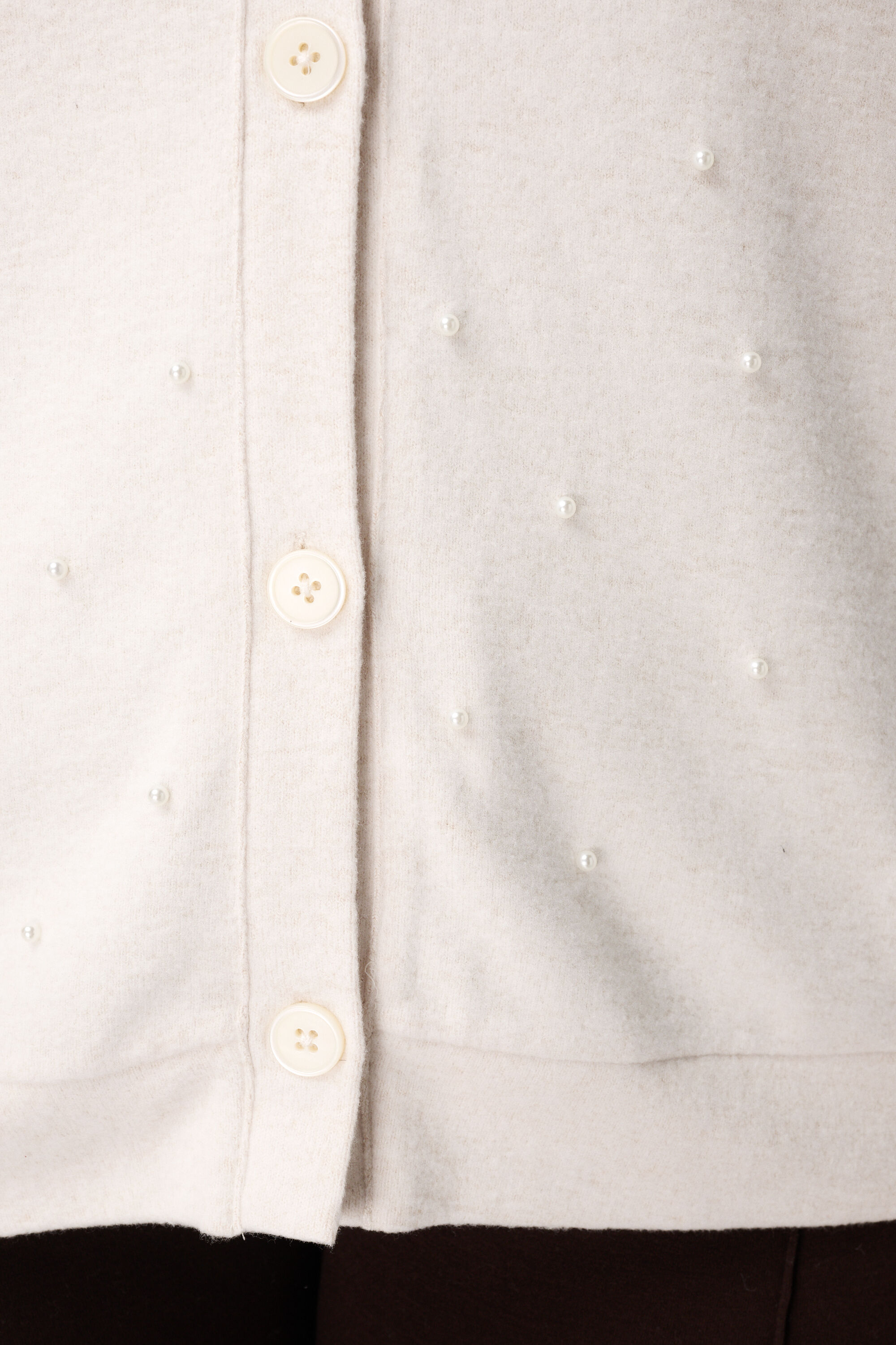 Cardigan avec perles et fermeture &agrave; boutons image number 6