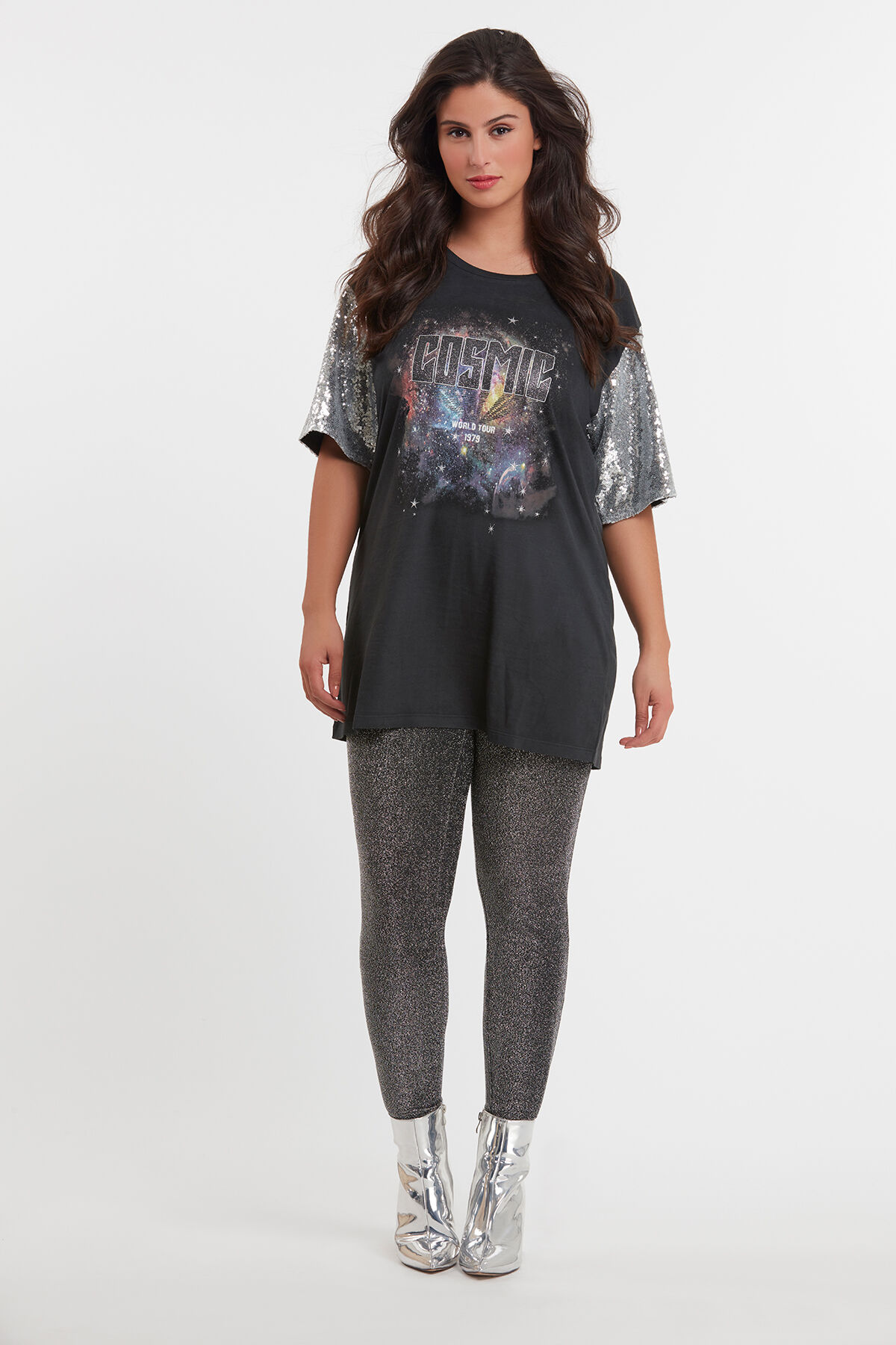 Legging paillet&eacute; image number 4