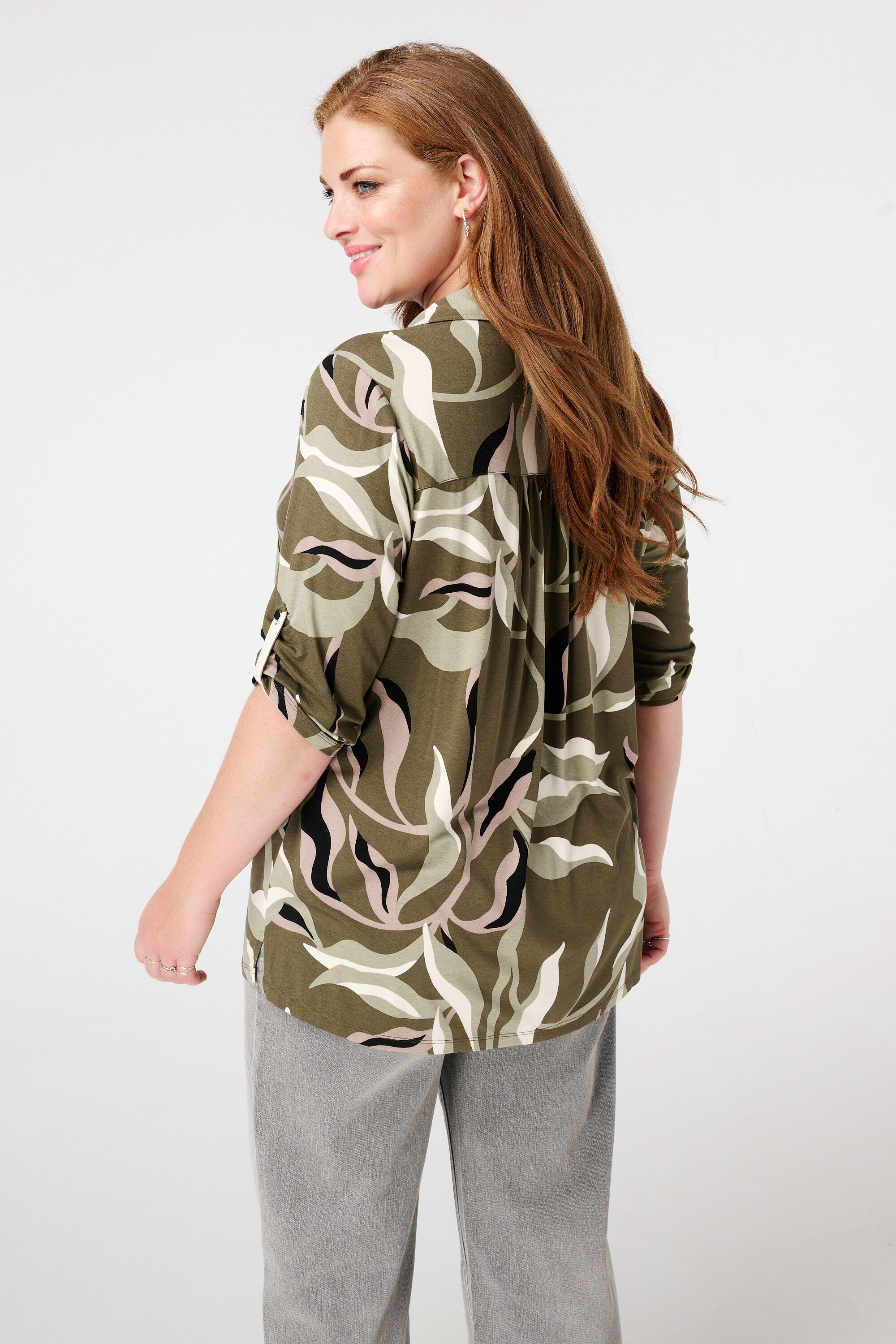 Top en jersey imprim&eacute; image number 3