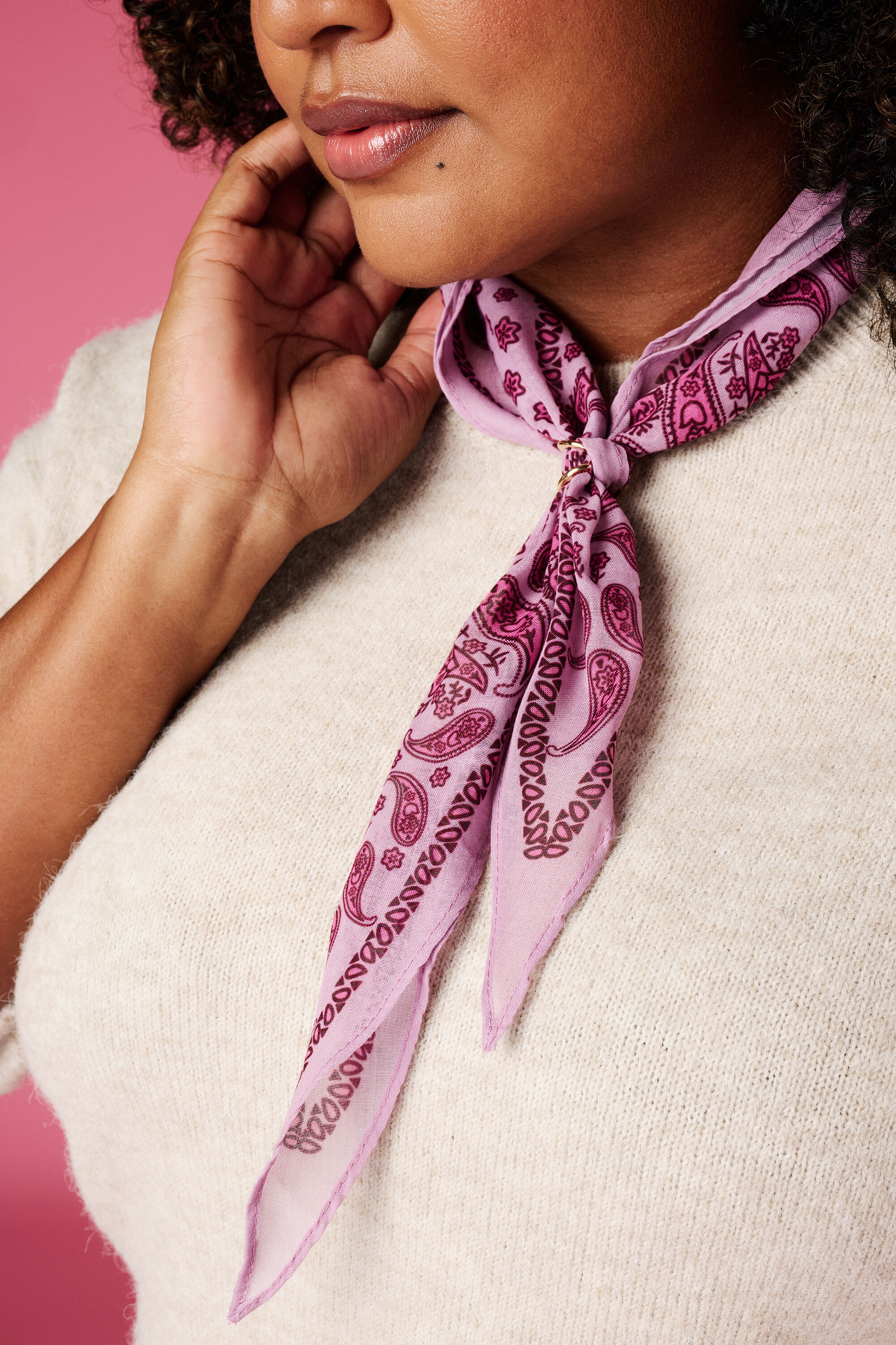 MS Mode x Ruban Rose bandana