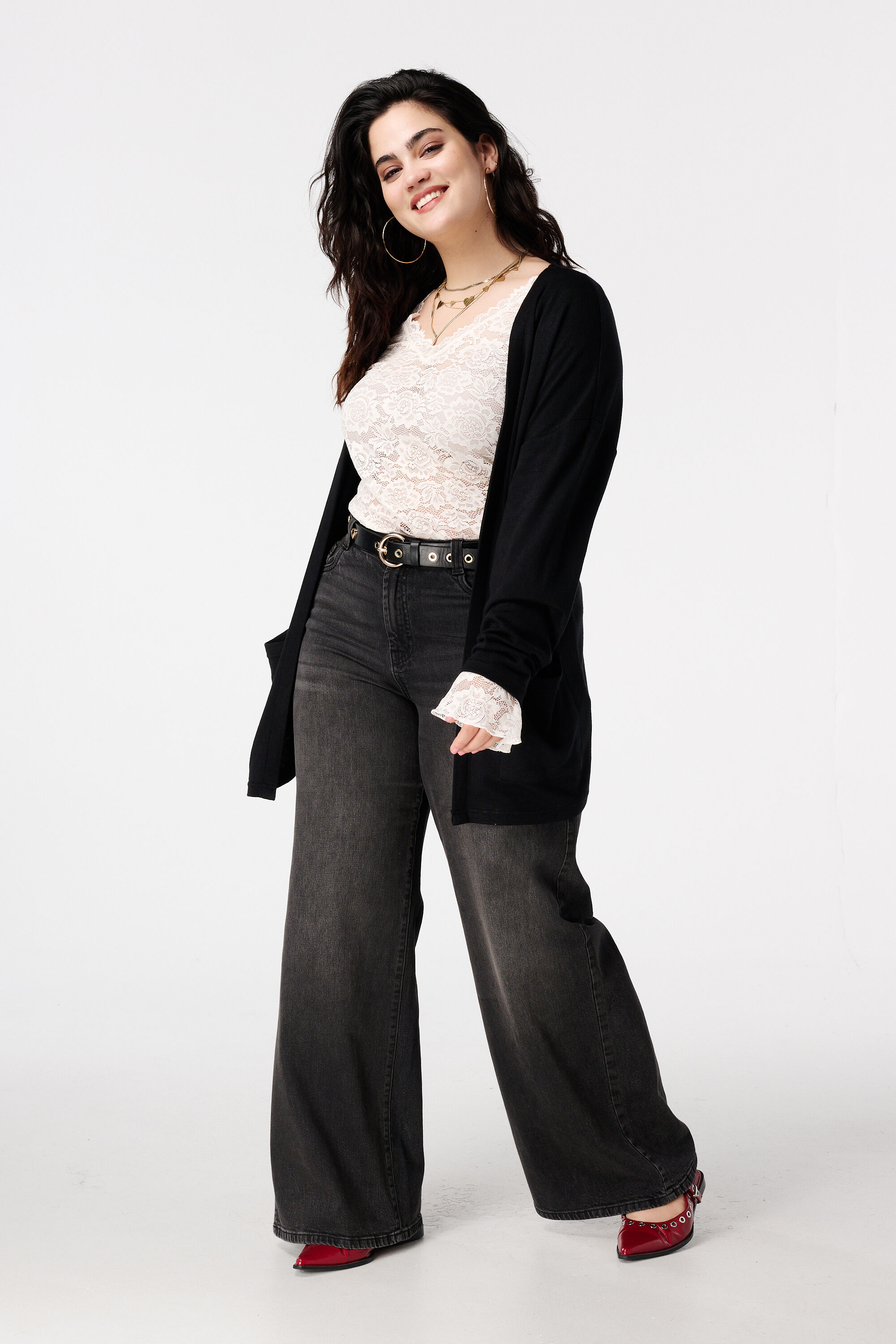 Long gilet avec poches image number 5