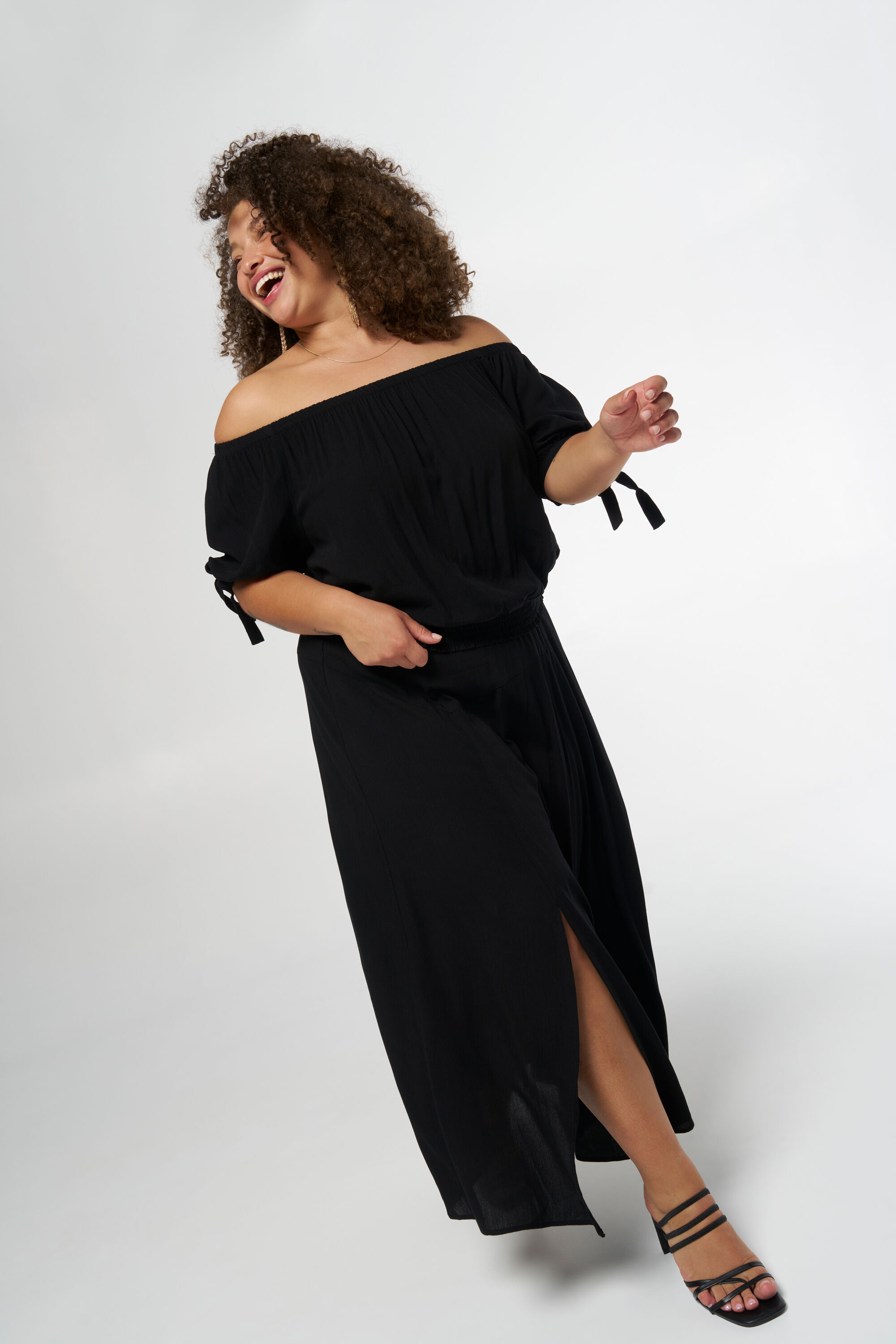 Chemisier &agrave; &eacute;paulettes image number 5