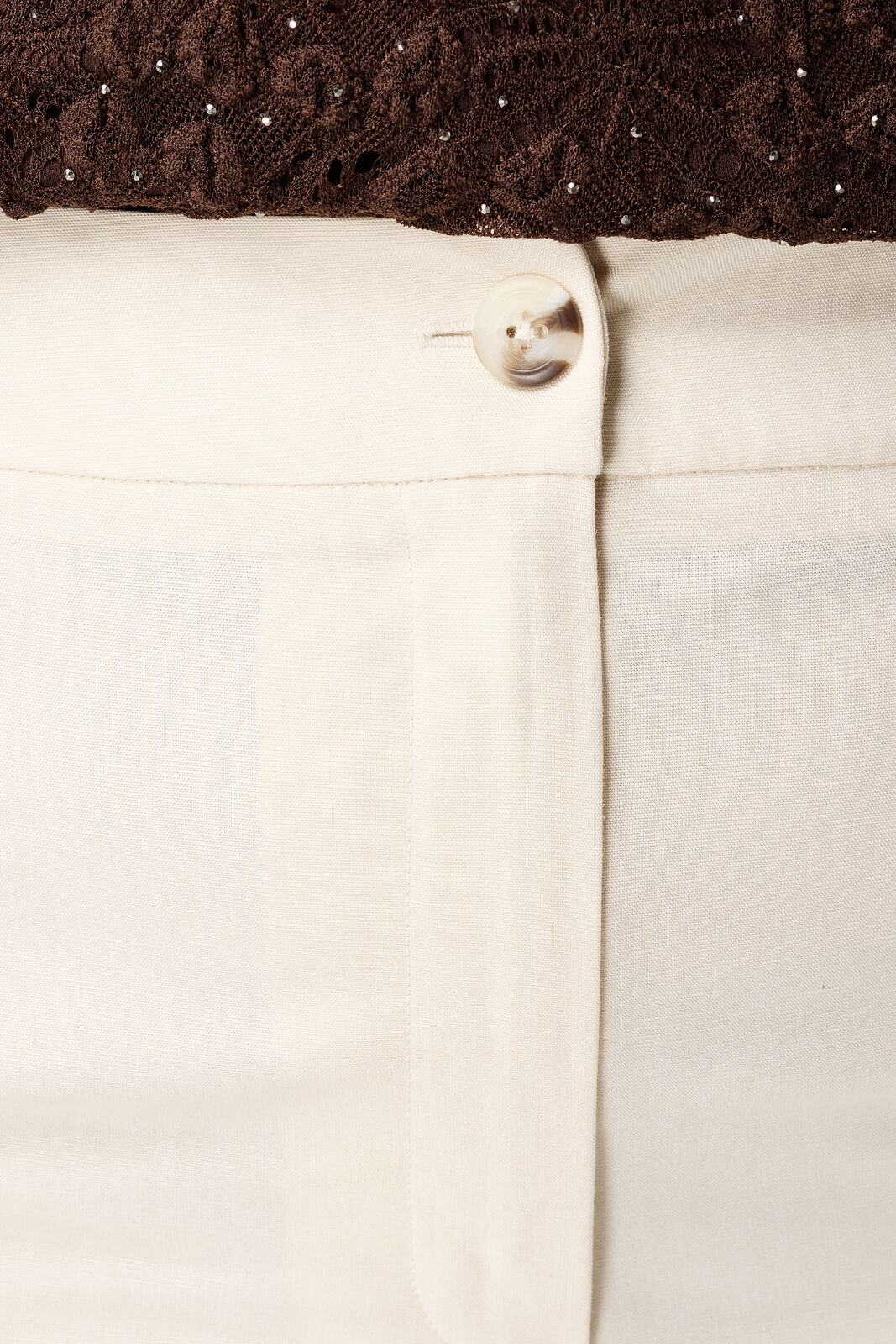 Pantalon wide leg en lin image number 4