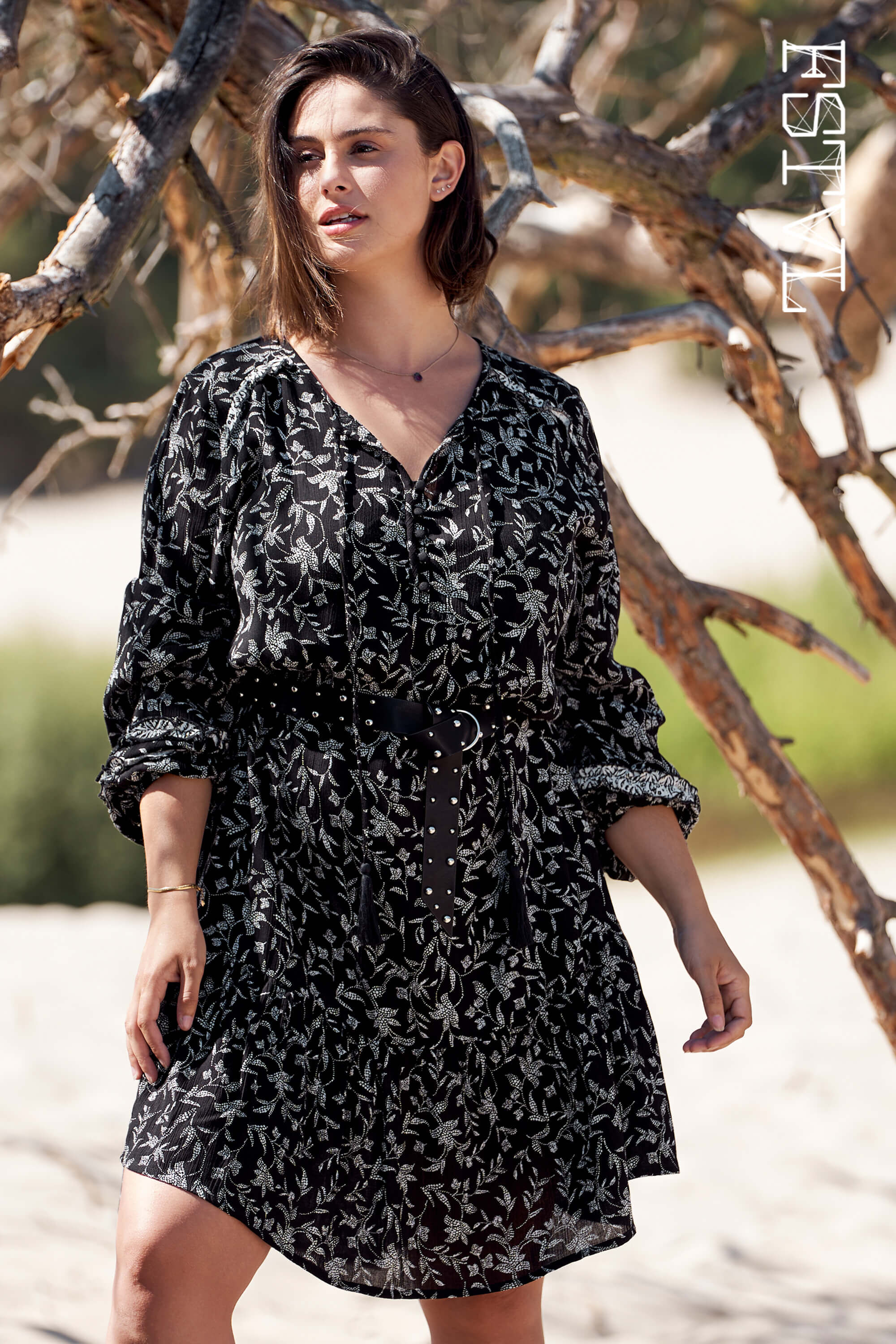 Femmes Robe a imprime MS Mode