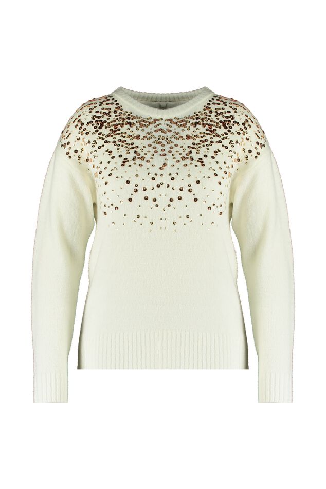 Pull-over à paillettes image number 2