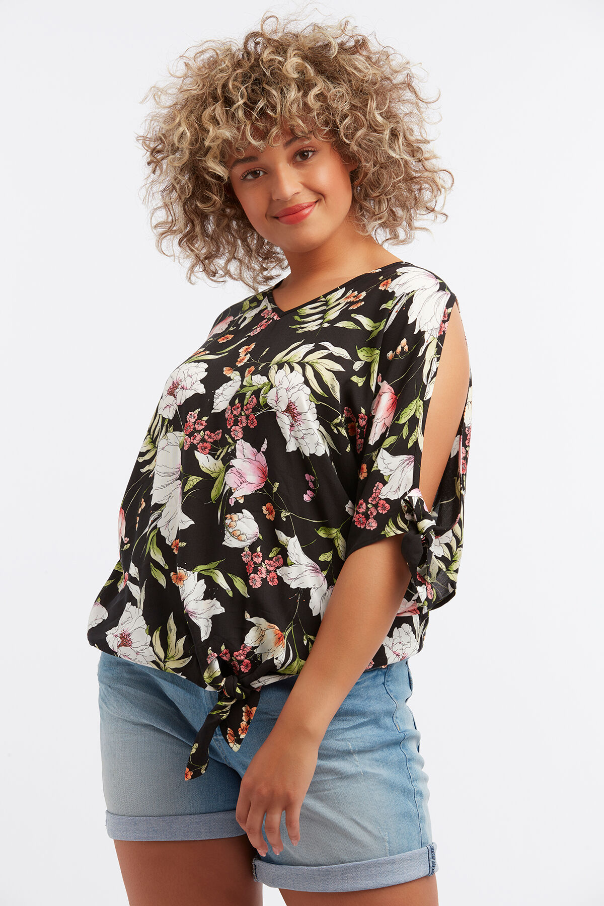 Chemisier au d&eacute;cor boutonn&eacute; image number 3