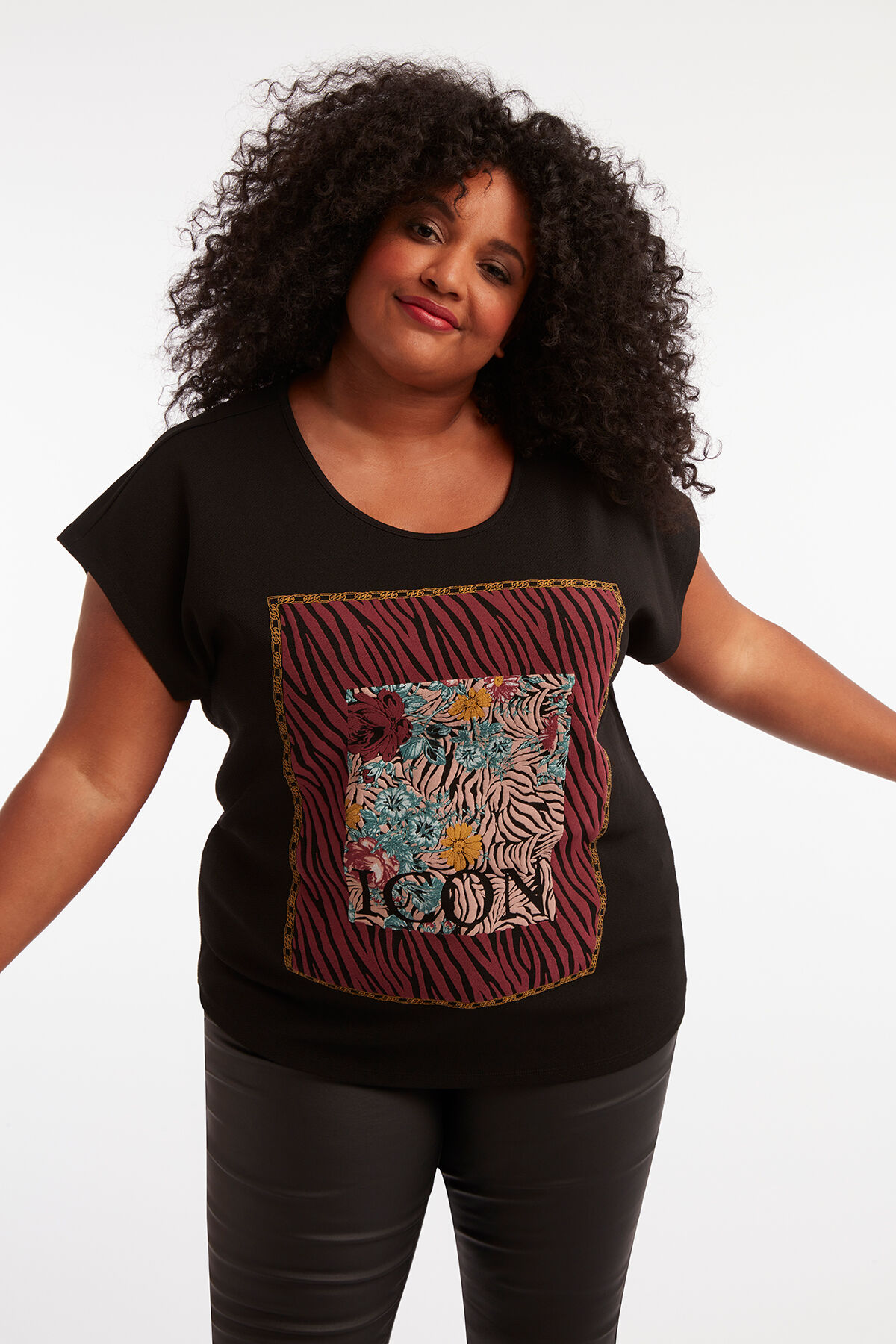 T-shirt &agrave; imprim&eacute; wax image number 4