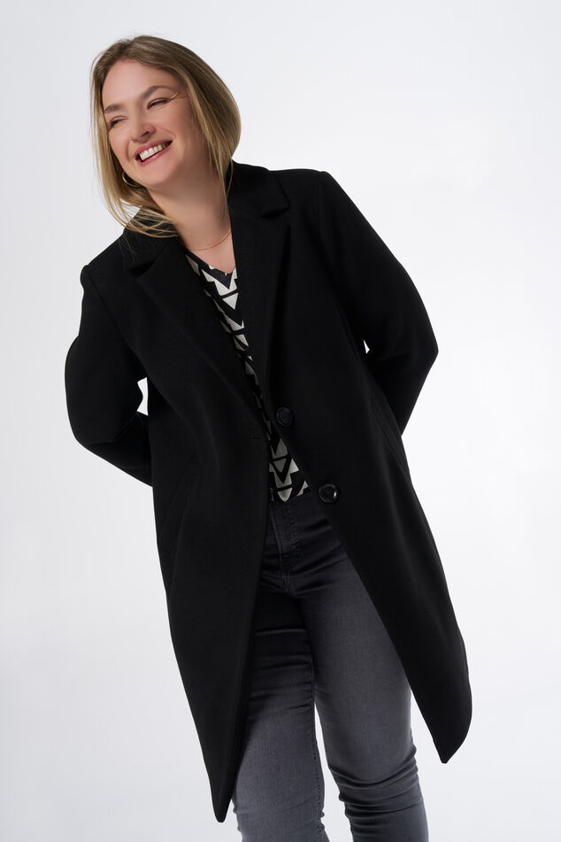 Manteau avec fermeture à boutons image number 0