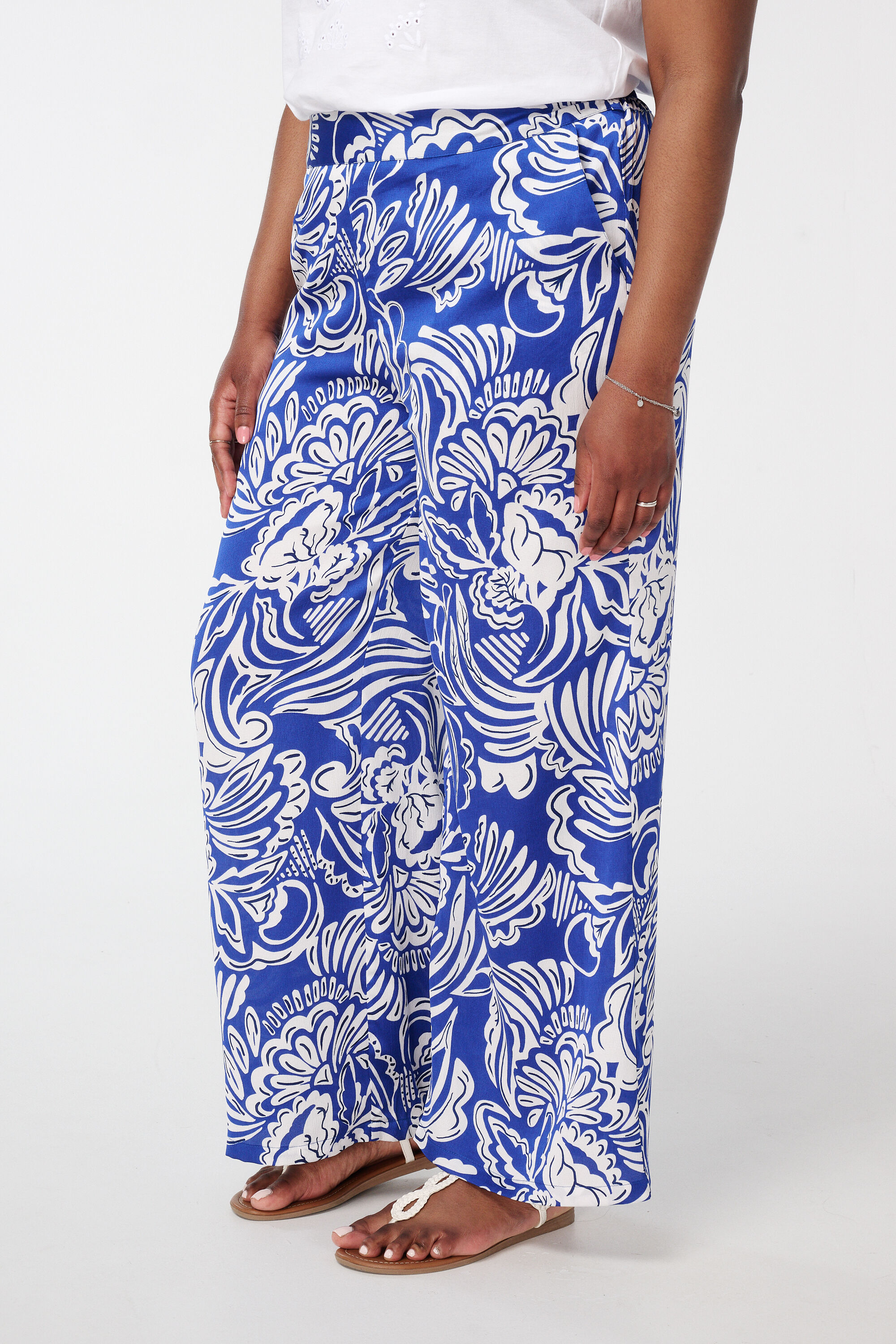 Pantalon &agrave; imprim&eacute; image number 5