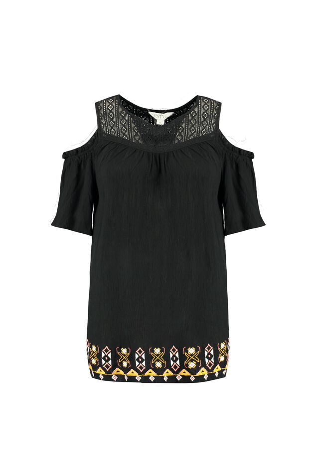 Chemisier à épaules dénudées image number 1