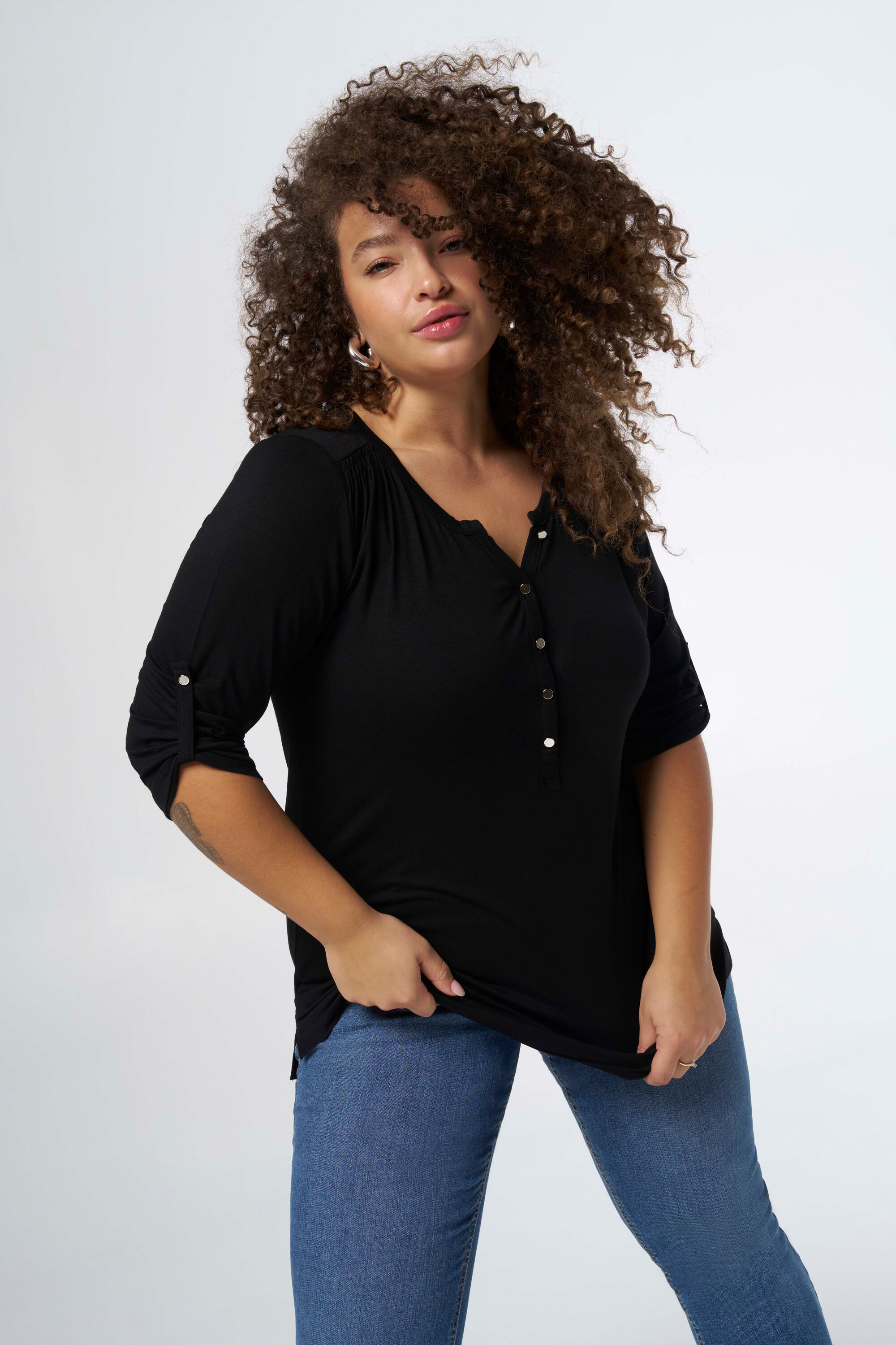 T-shirt couleur unie