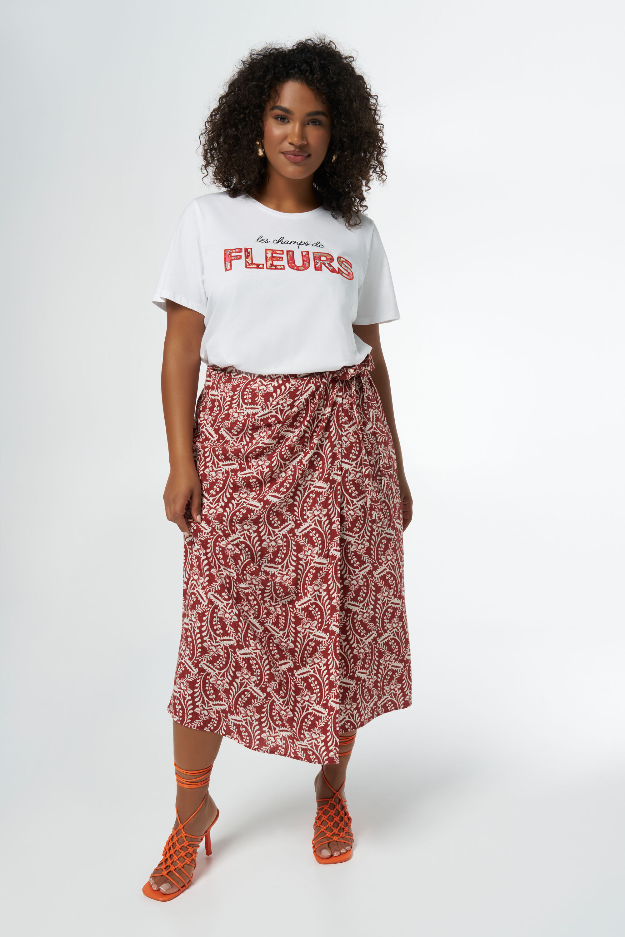 Femmes Robe portefeuille a imprime MS Mode