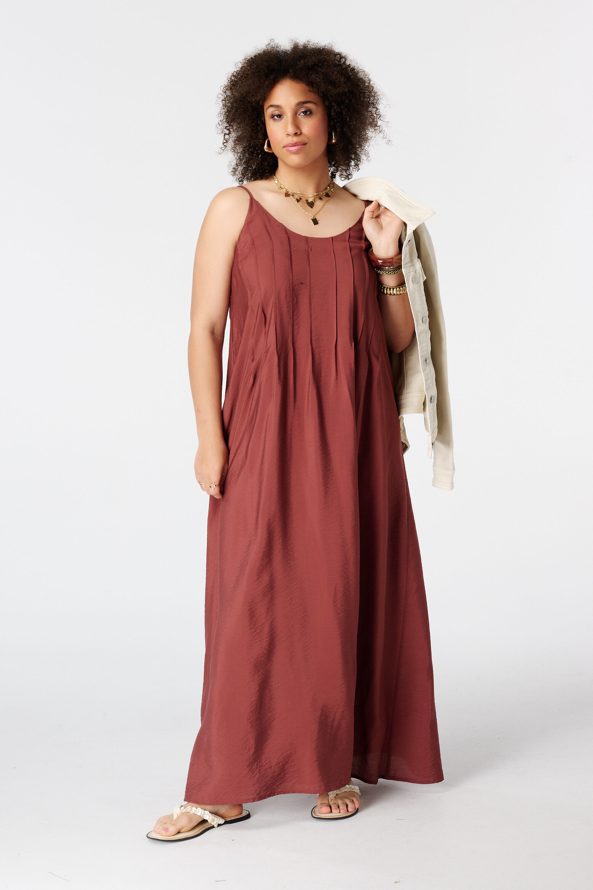 Robe maxi sans manches image number 0