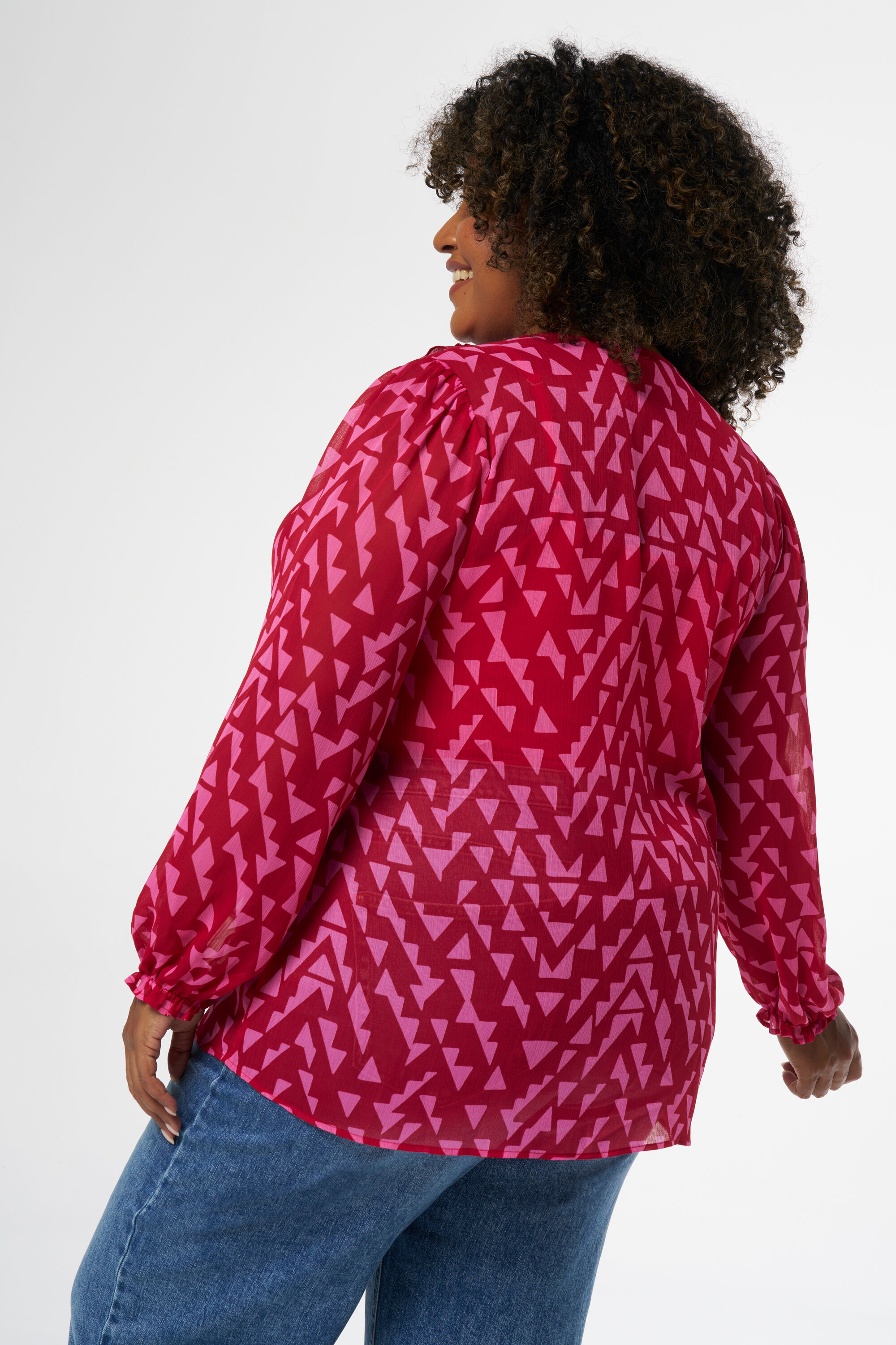 Chemisier &agrave; volants  image number 3